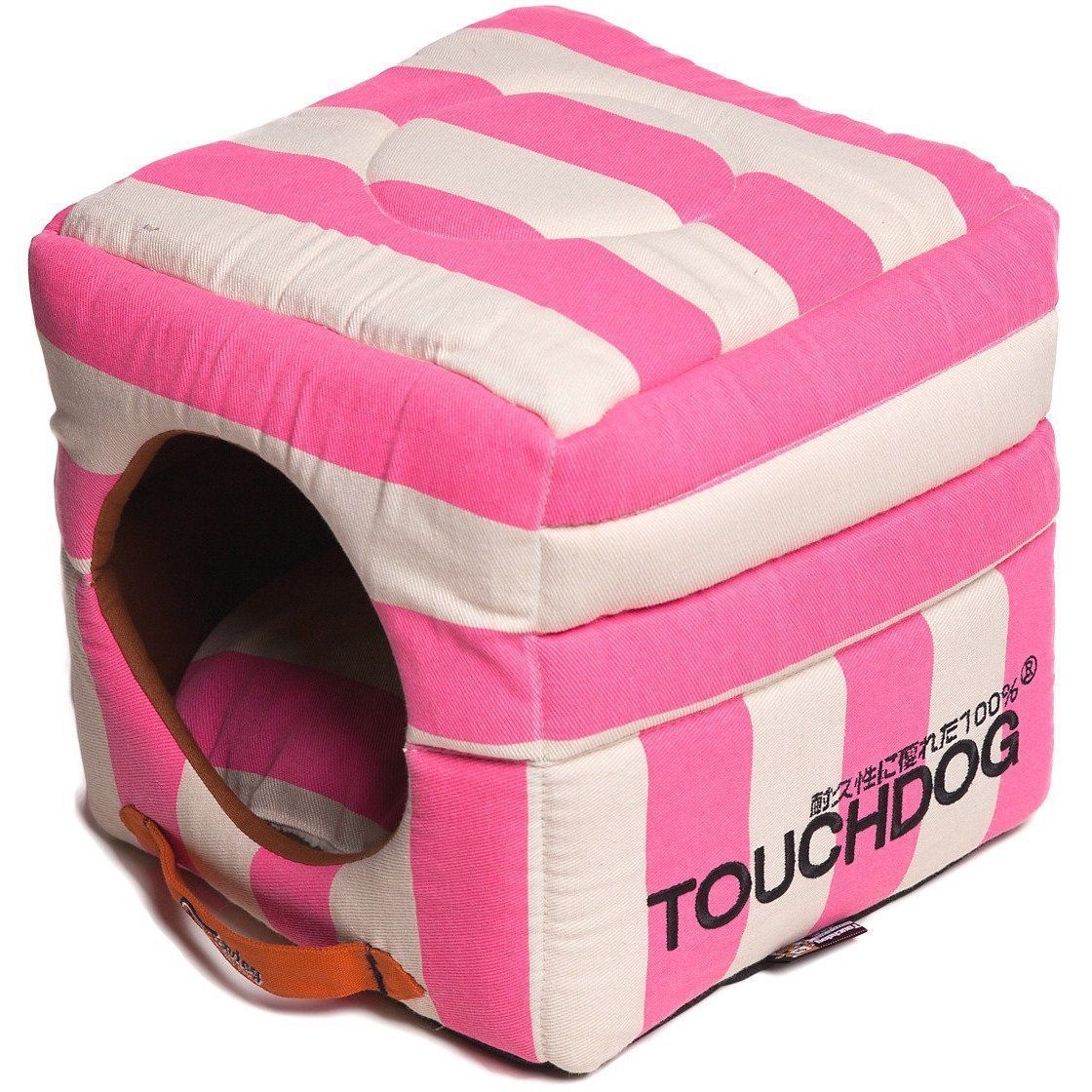 Touchdog ® 'Polo-Striped' 2-in-1 Convertible and Collapsible Dog and Cat Bed - Image 15