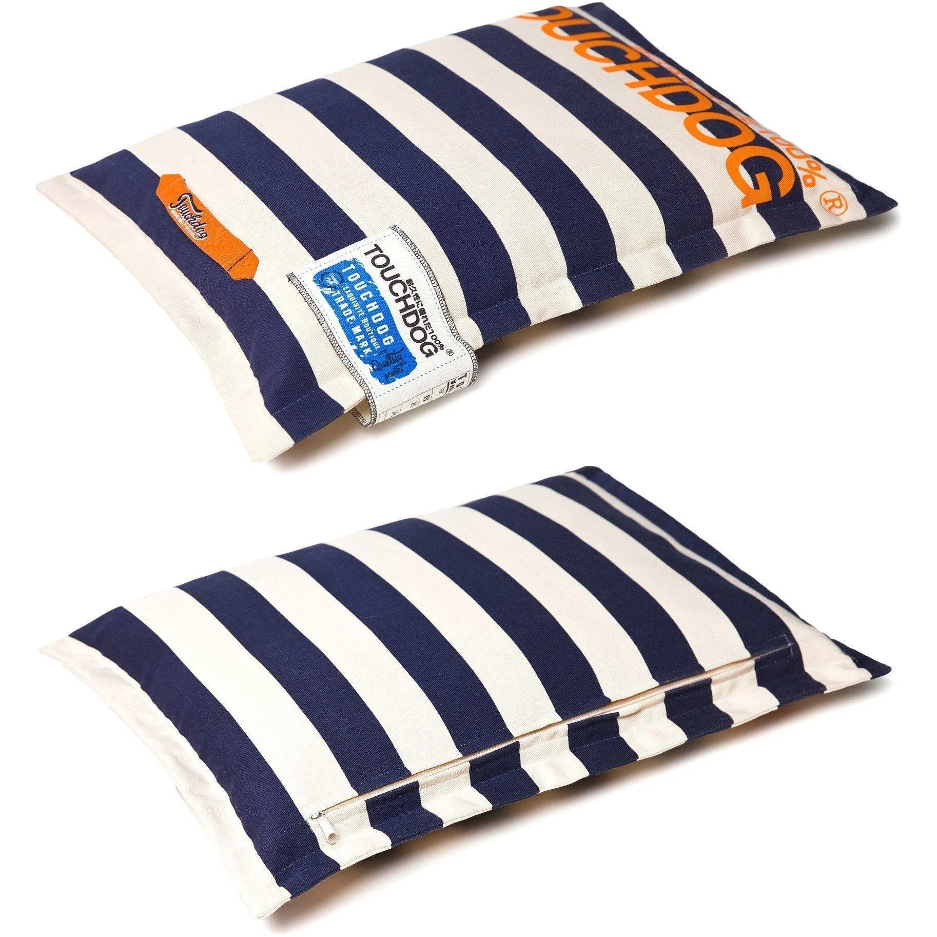 Touchdog ® 'Polo-Zippered' Machine-Washable Cushioned Pillow Dog Bed - Image 2