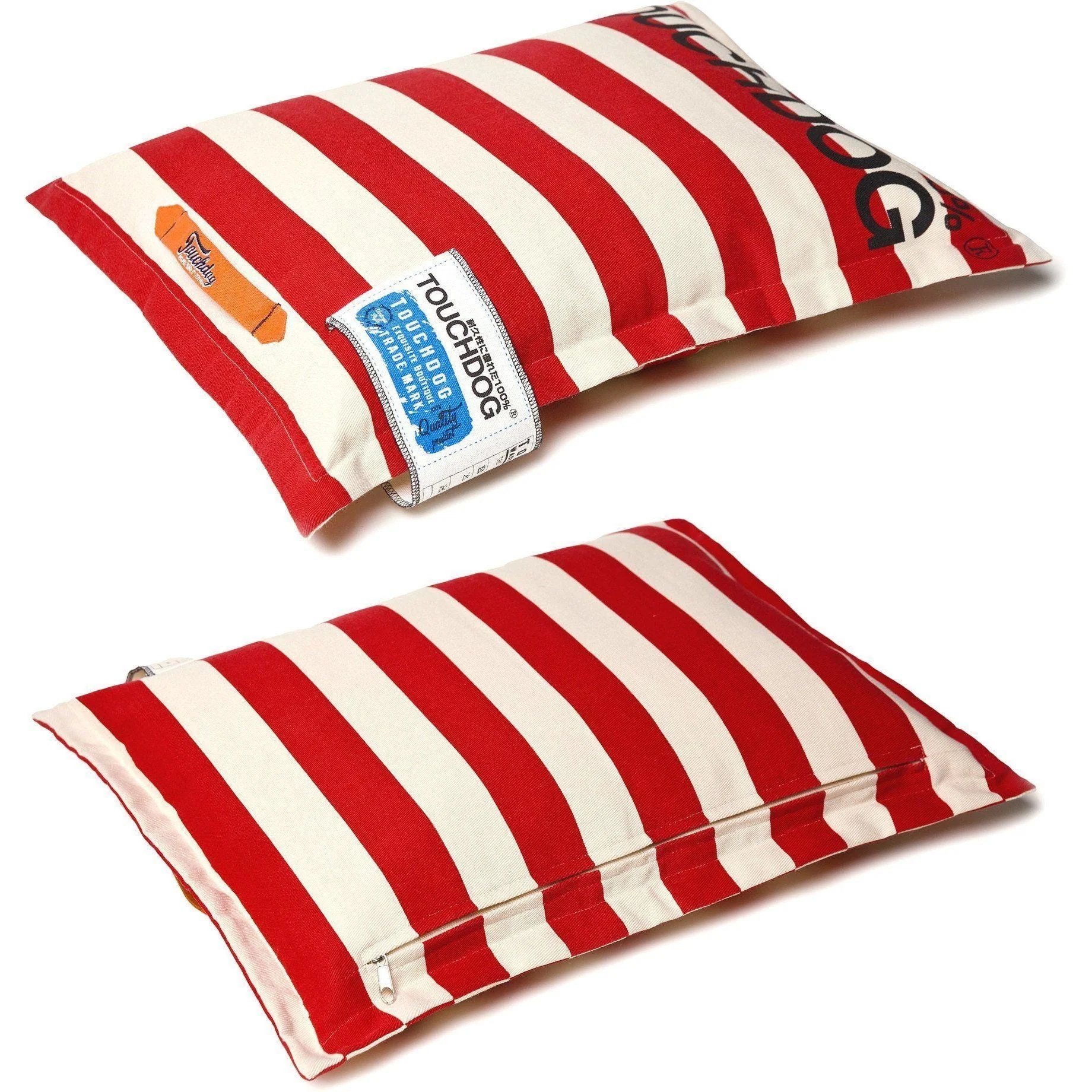 Touchdog ® 'Polo-Zippered' Machine-Washable Cushioned Pillow Dog Bed - Image 5