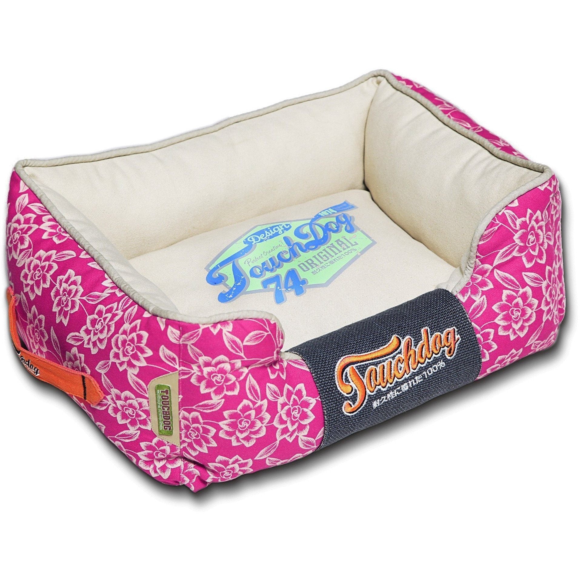 Touchdog ® 'Rose-Pedal' Premium Designer Rectangular Dog Bed - Image 6
