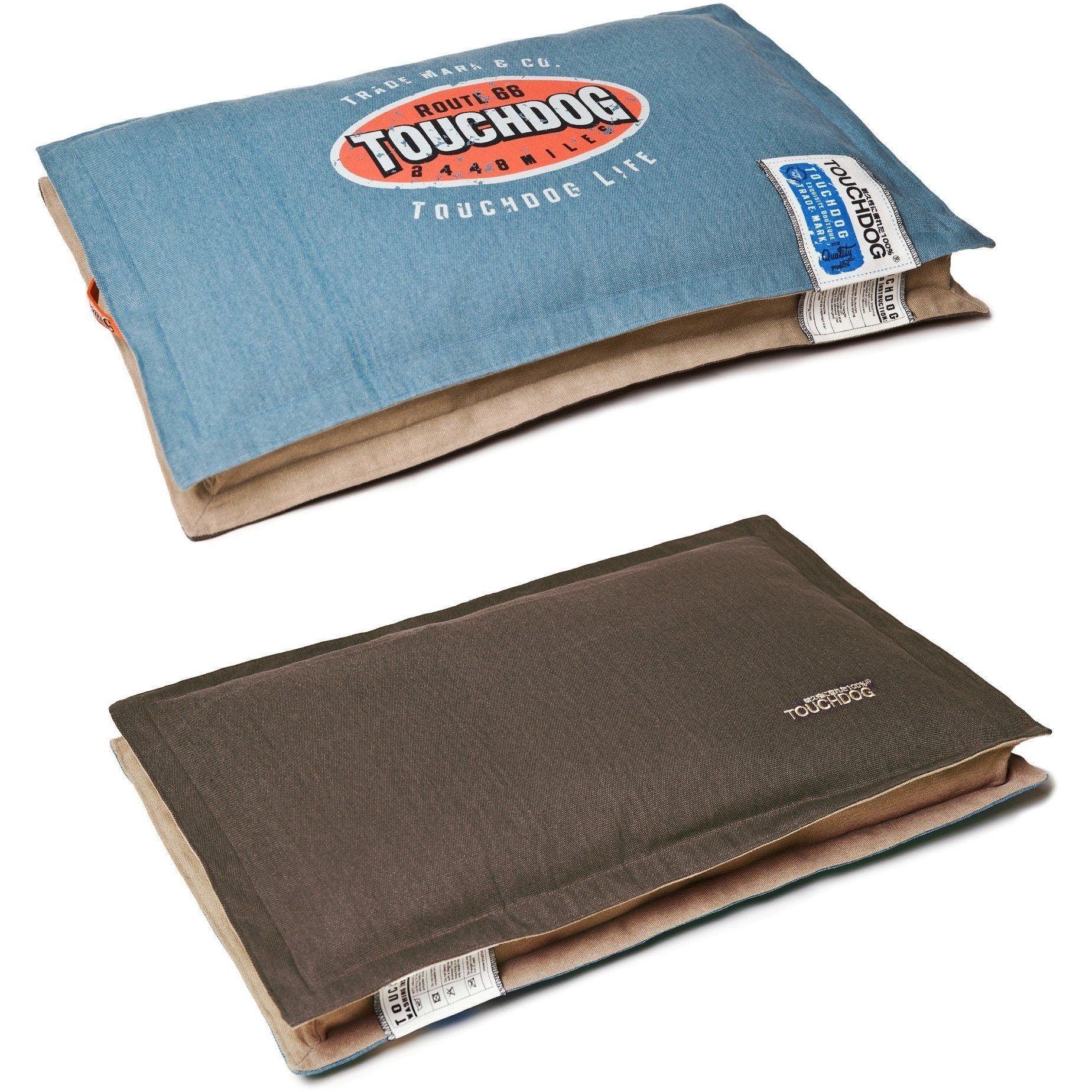 Touchdog ® 'Shock-Stitched' Sporty Reversible Rectangular Ultra-Thick Dog Mat Bed - Image 2