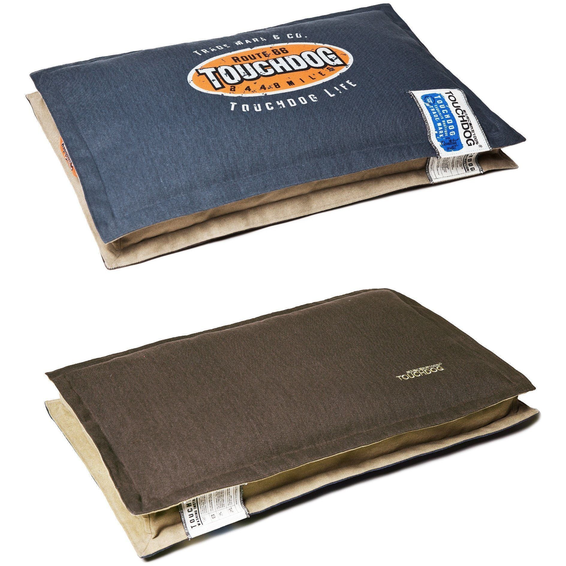Touchdog ® 'Shock-Stitched' Sporty Reversible Rectangular Ultra-Thick Dog Mat Bed - Image 3