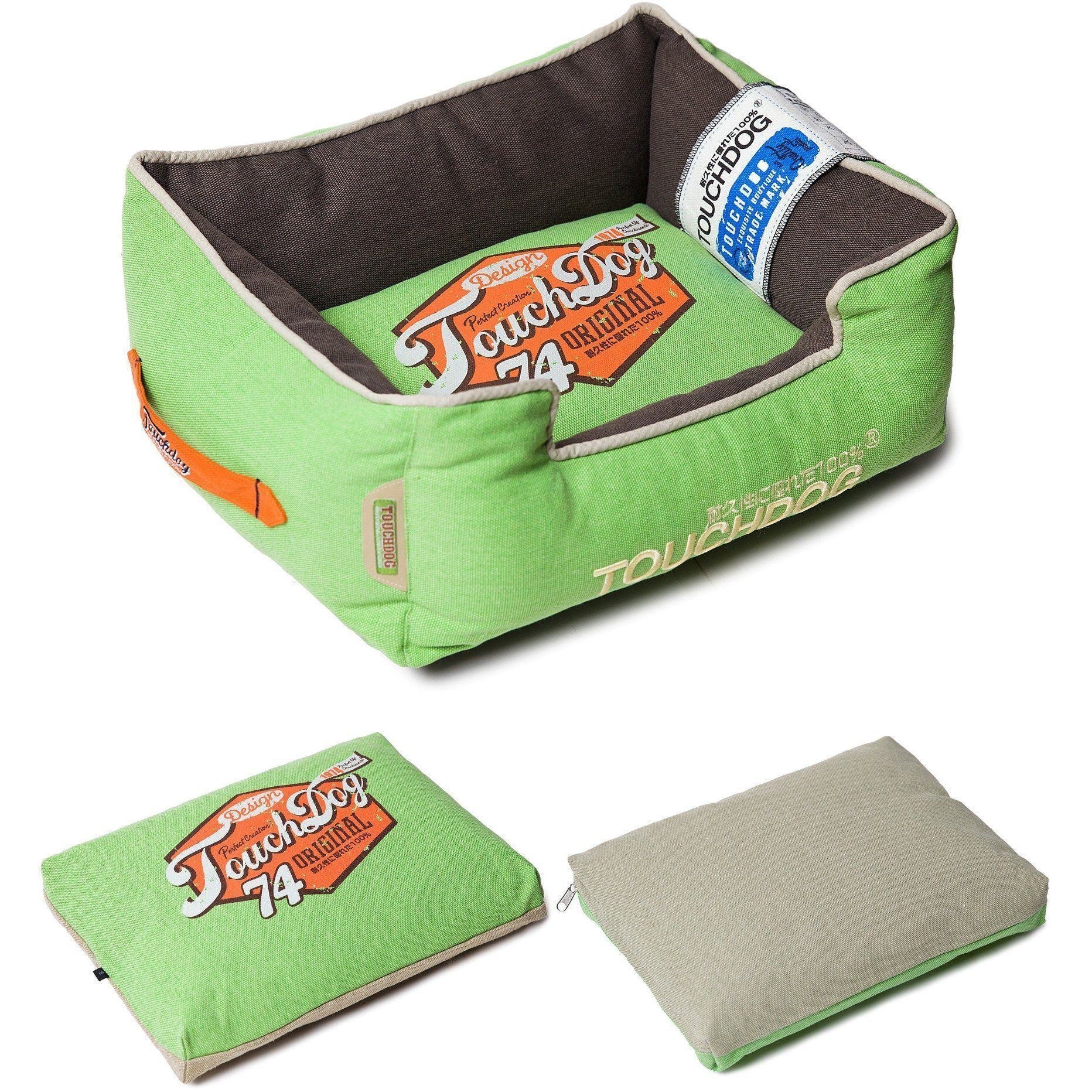 Touchdog ® 'Sporty Vintage' Original Reversible Rectangular Designer Dog Bed - Image 5