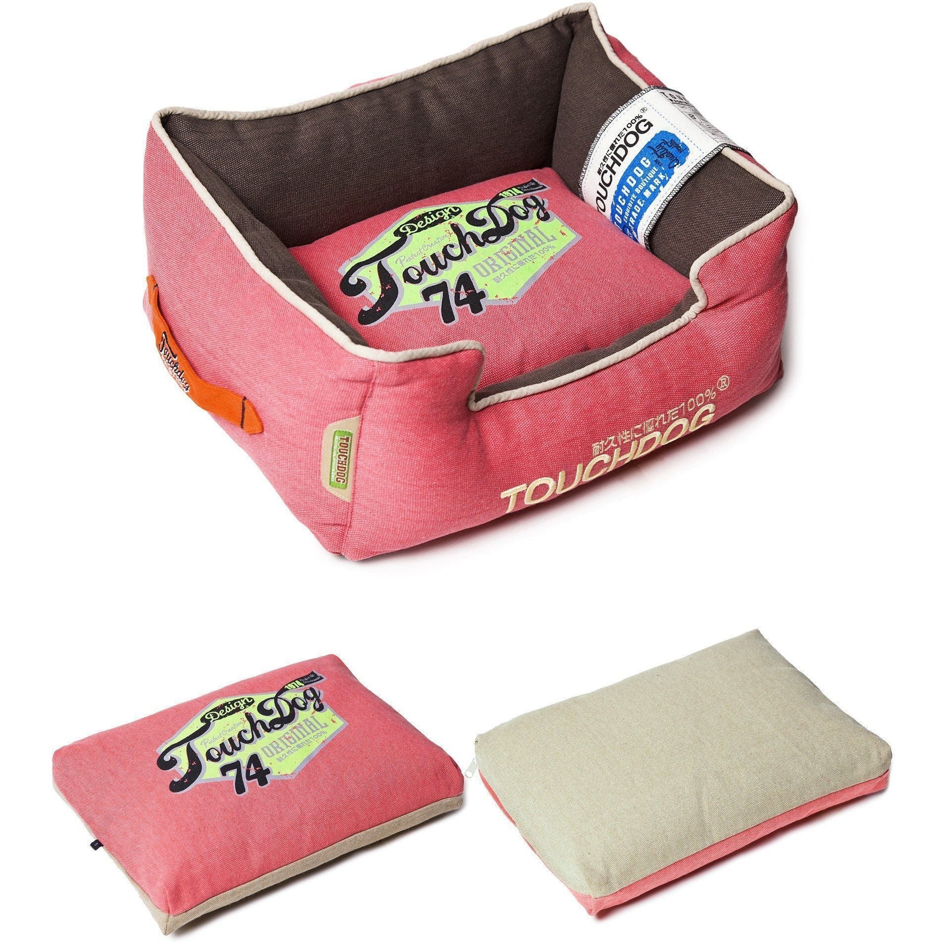 Touchdog ® 'Sporty Vintage' Original Reversible Rectangular Designer Dog Bed - Image 7