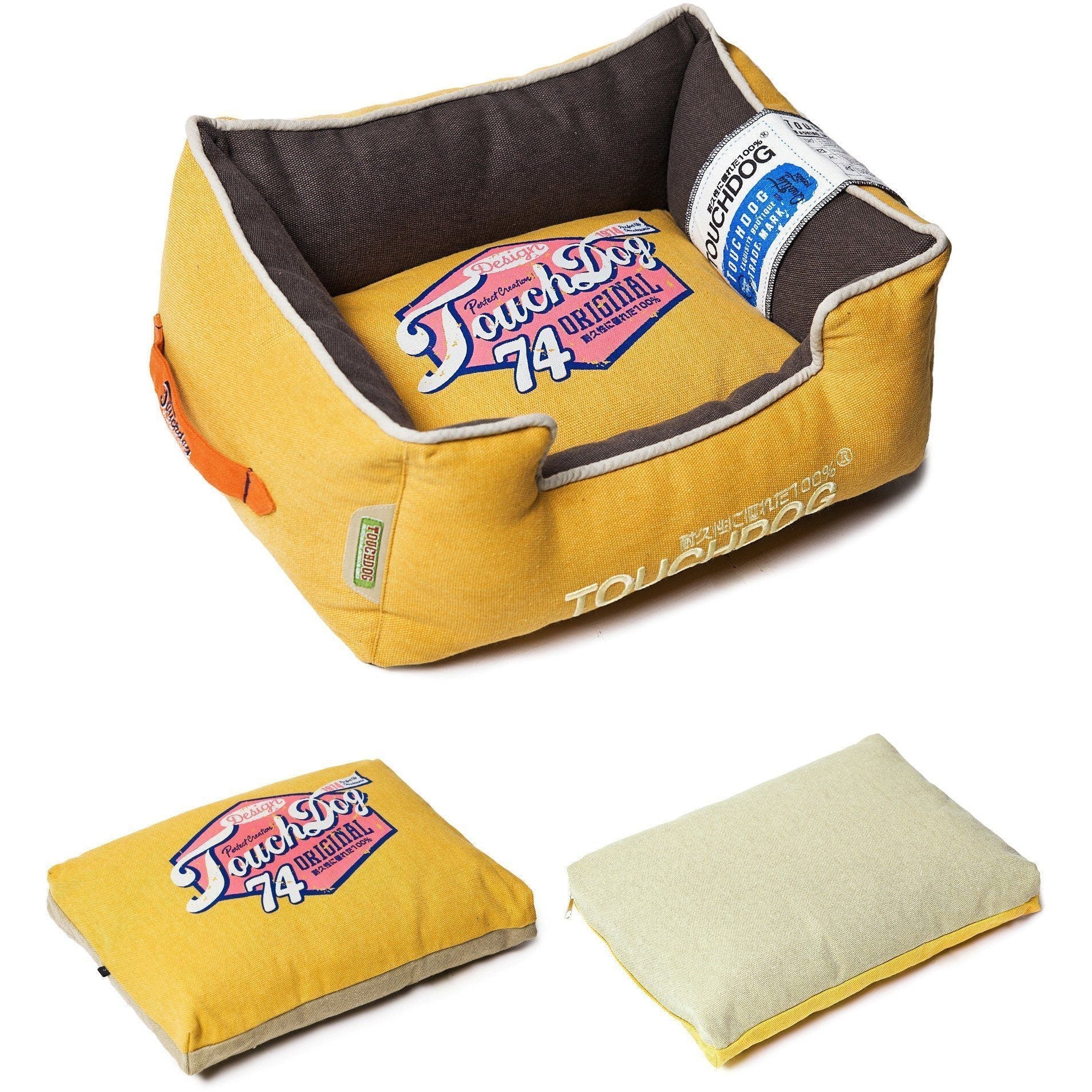 Touchdog ® 'Sporty Vintage' Original Reversible Rectangular Designer Dog Bed - Image 8