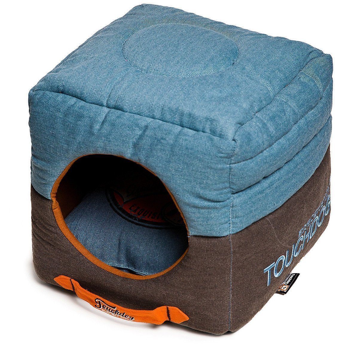 Touchdog ® 'Vintage Squared' 2-in-1 Convertible and Collapsible Dog and Cat Bed - Image 16