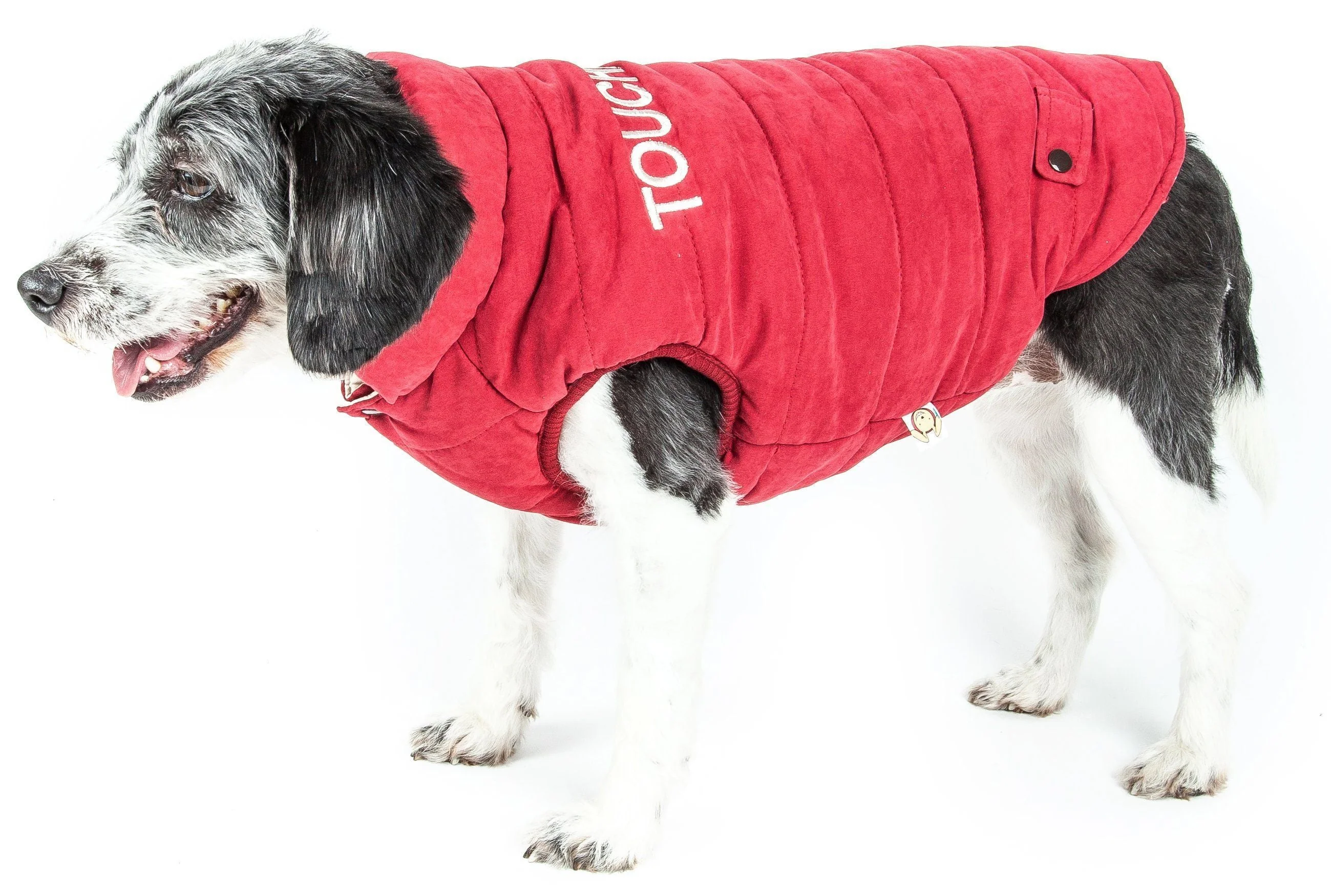 Touchdog ® Waggin Swag Ultra-Plush Insulated and Reversible Dog Coat - Image 12