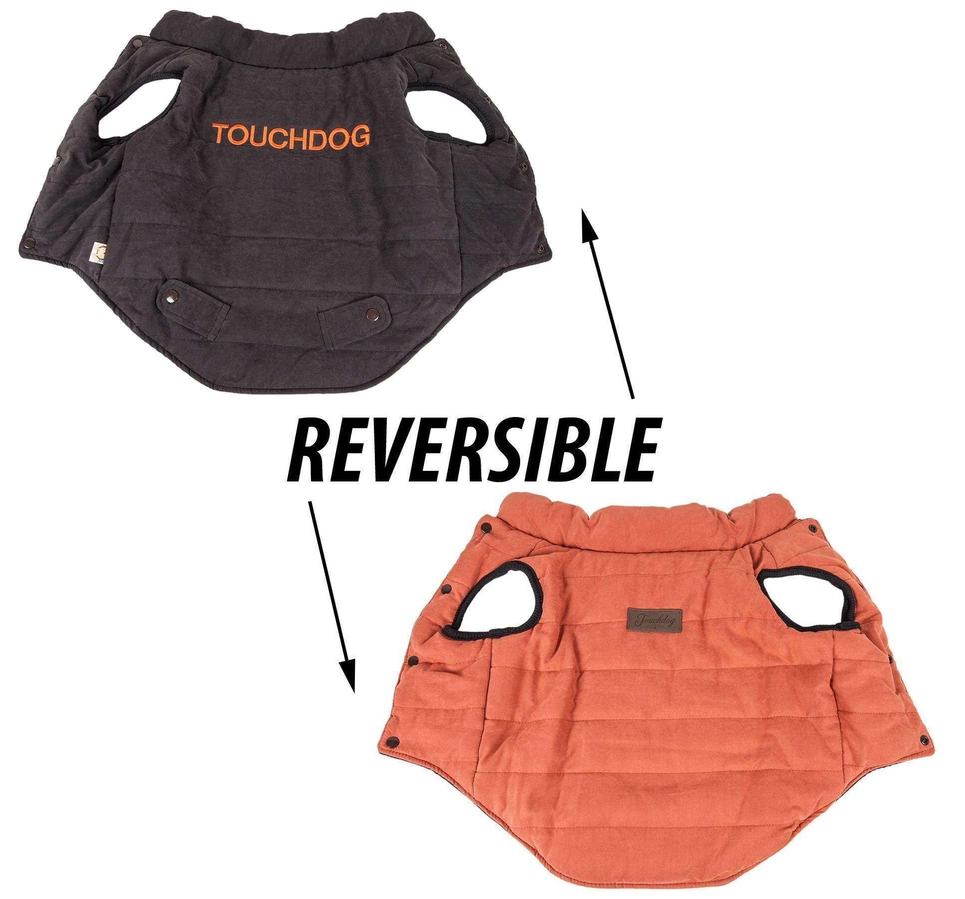 Touchdog ® Waggin Swag Ultra-Plush Insulated and Reversible Dog Coat - Image 17