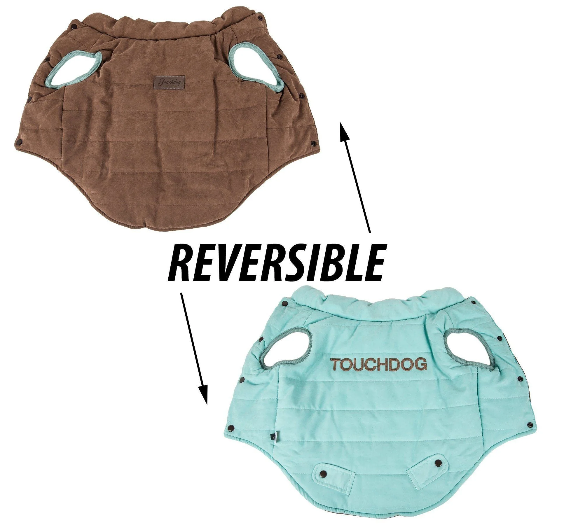 Touchdog ® Waggin Swag Ultra-Plush Insulated and Reversible Dog Coat - Image 22