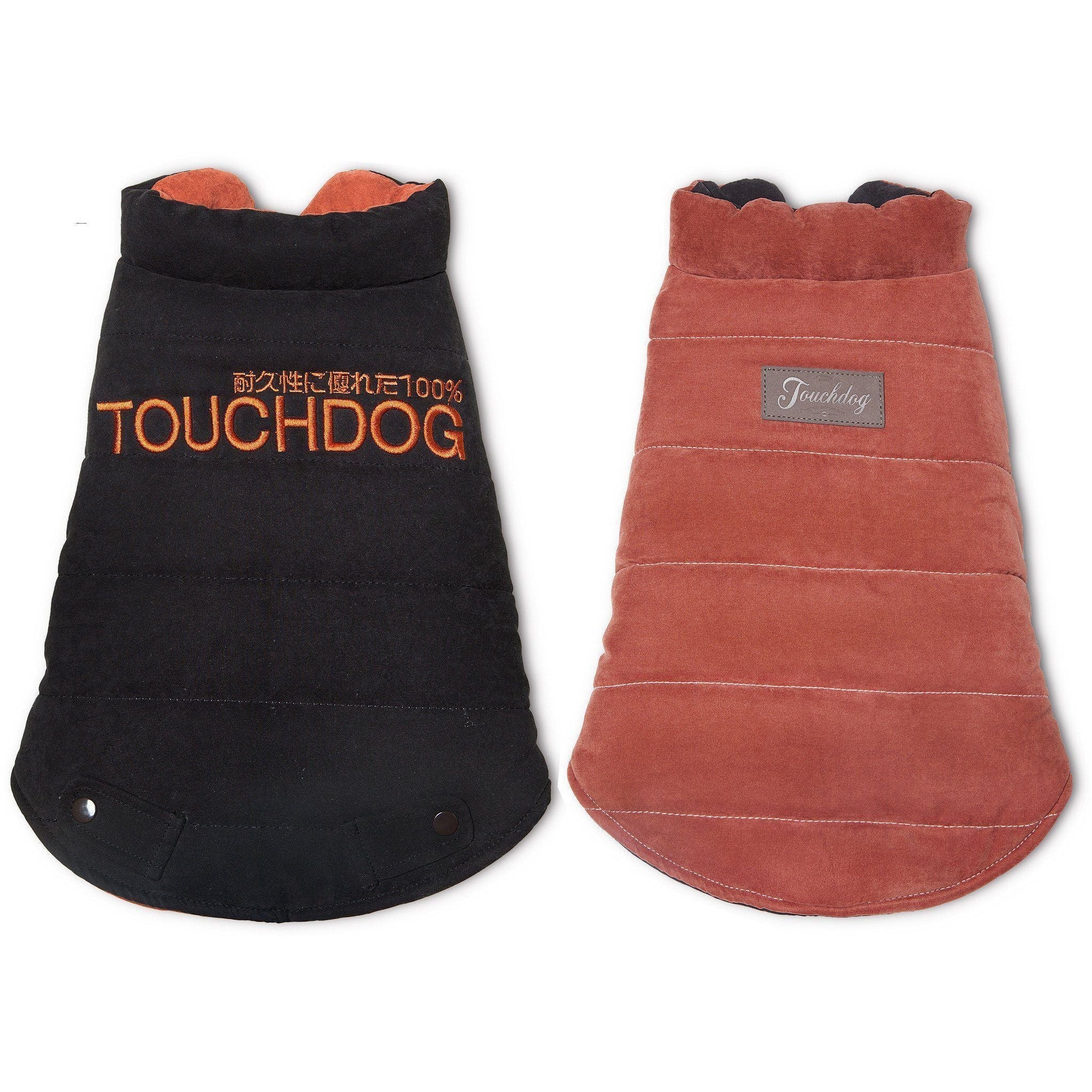 Touchdog ® Waggin Swag Ultra-Plush Insulated and Reversible Dog Coat - Image 5