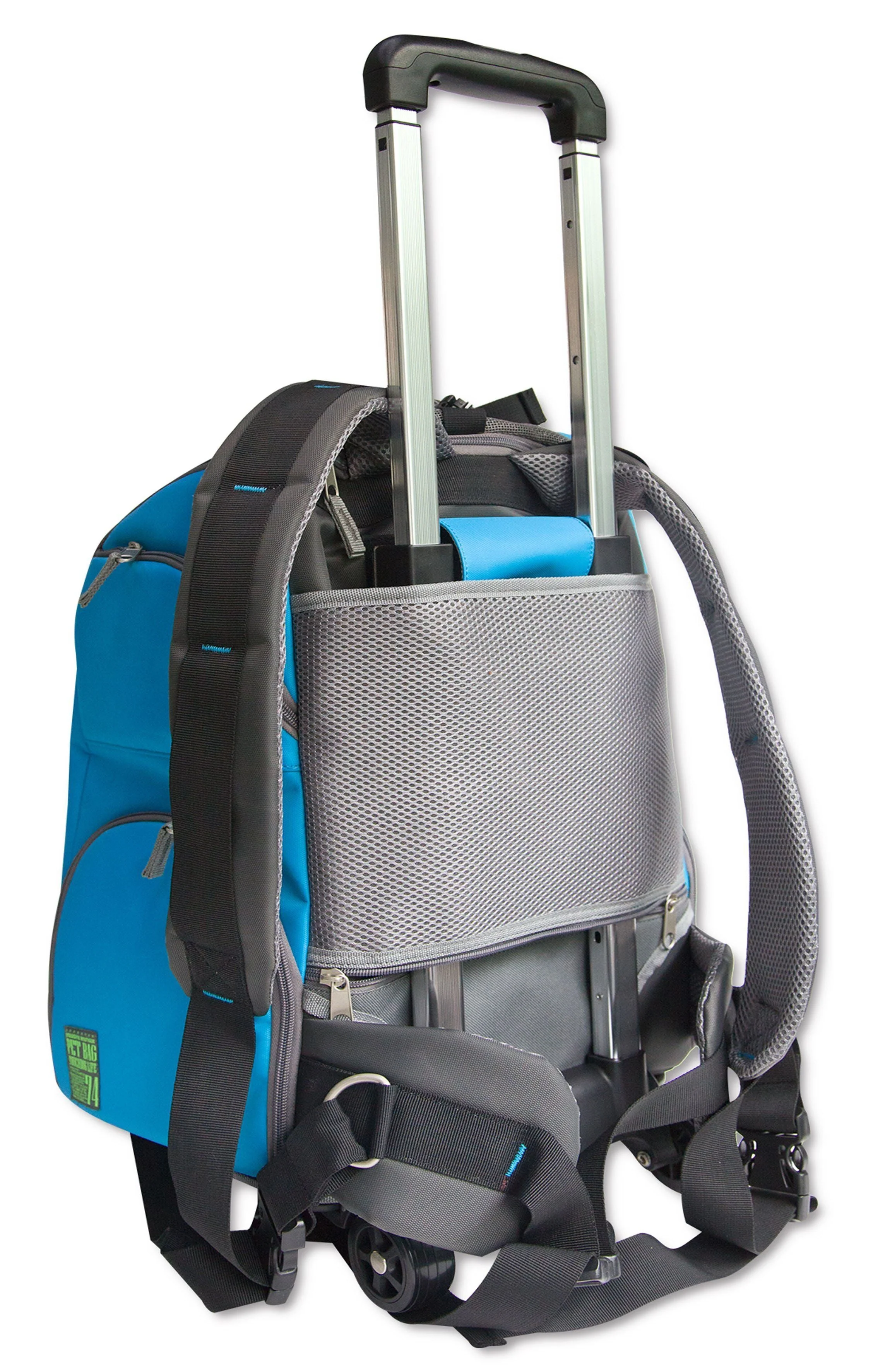 Touchdog ® 'Wuffle Duffle' 2-in-1 Wheeled Backpack Sporty Pet Carrier - Image 10