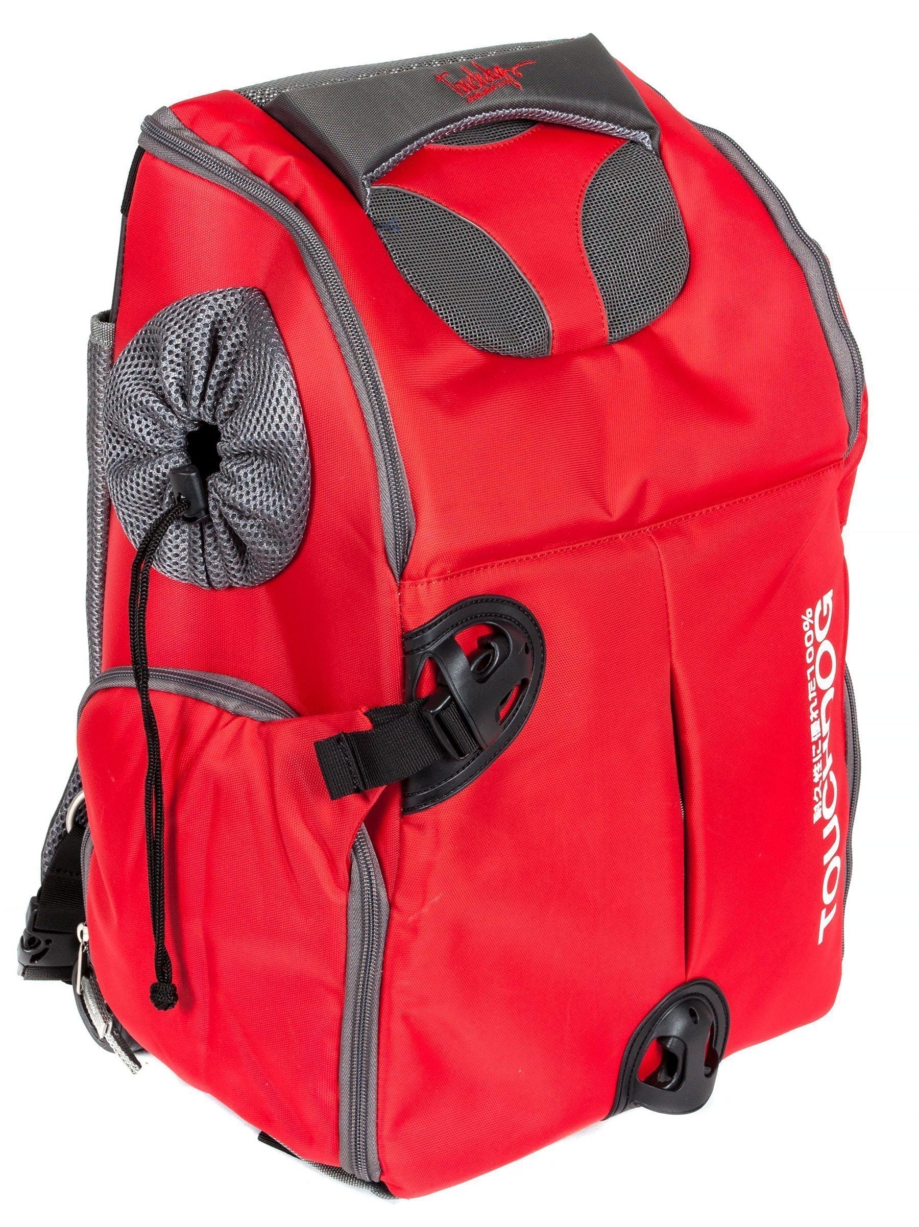 Touchdog ® 'Wuffle Duffle' 2-in-1 Wheeled Backpack Sporty Pet Carrier - Image 15
