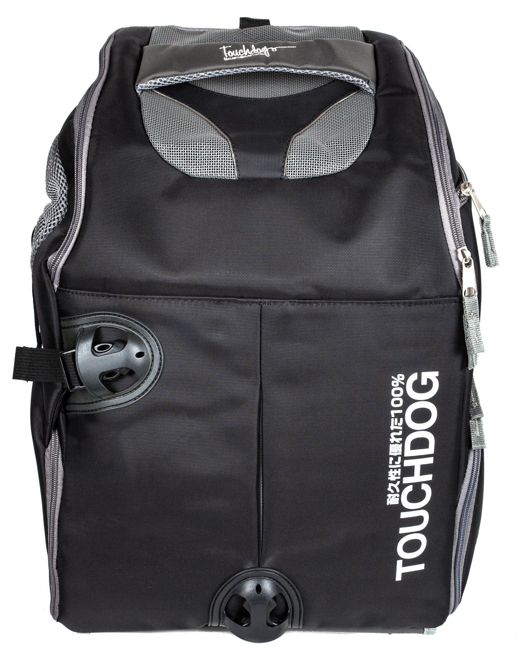 Touchdog ® 'Wuffle Duffle' 2-in-1 Wheeled Backpack Sporty Pet Carrier - Image 20