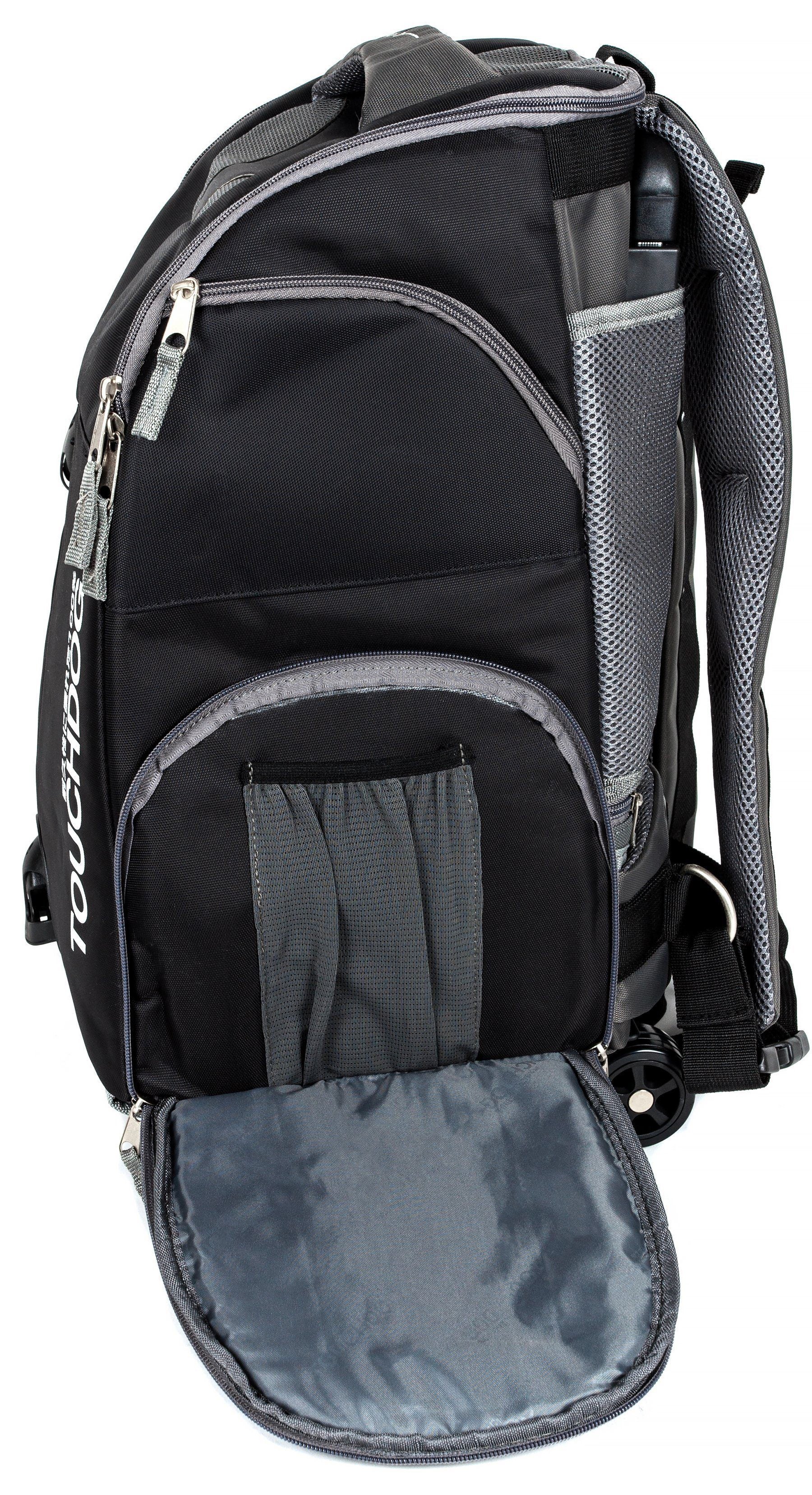Touchdog ® 'Wuffle Duffle' 2-in-1 Wheeled Backpack Sporty Pet Carrier - Image 23