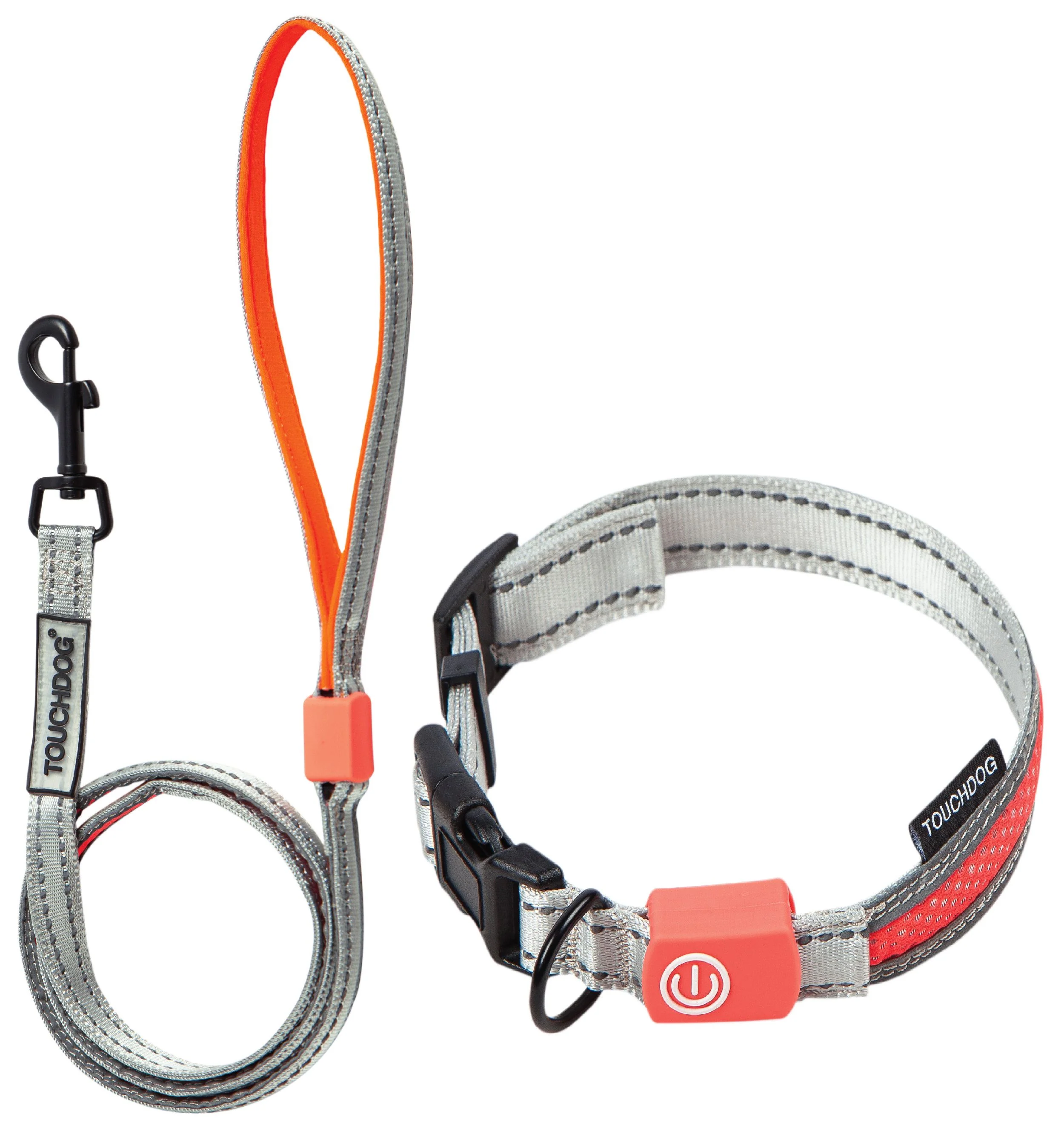 Touchdog ®'Lumiglow' 2-in-1 USB Charging LED Lighting Water-Resistant Dog Leash and Collar - Image 8