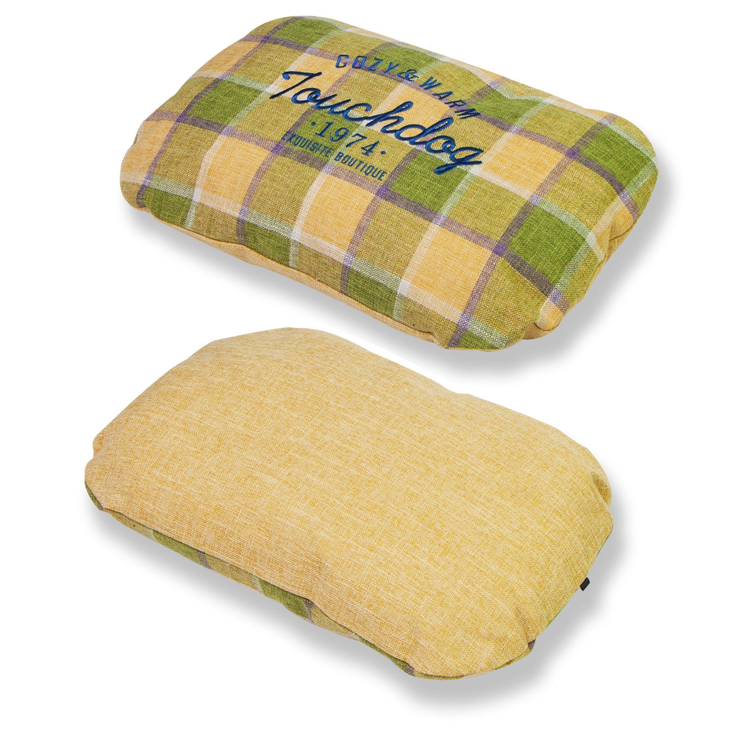 Touchdog 'Archi-Checked' Designer Plaid Oval Dog Bed - Image 11