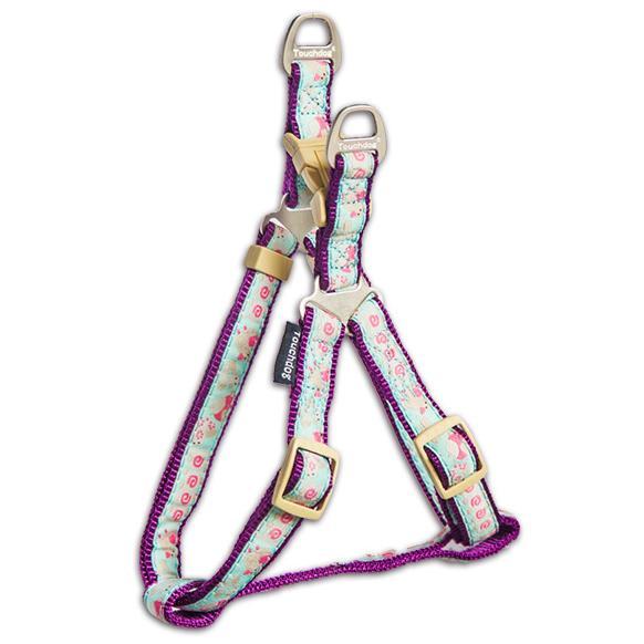 Touchdog 'Avery Patterned' Tough Stitched Dog Harness and Leash - Image 2