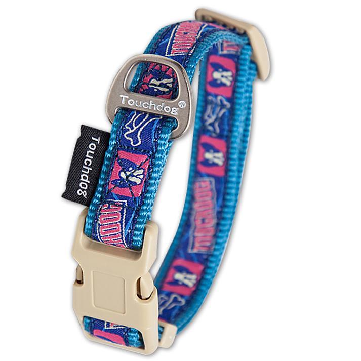 Touchdog 'Bone Patterned' Tough Stitched Embroidered Collar and Leash - Image 2