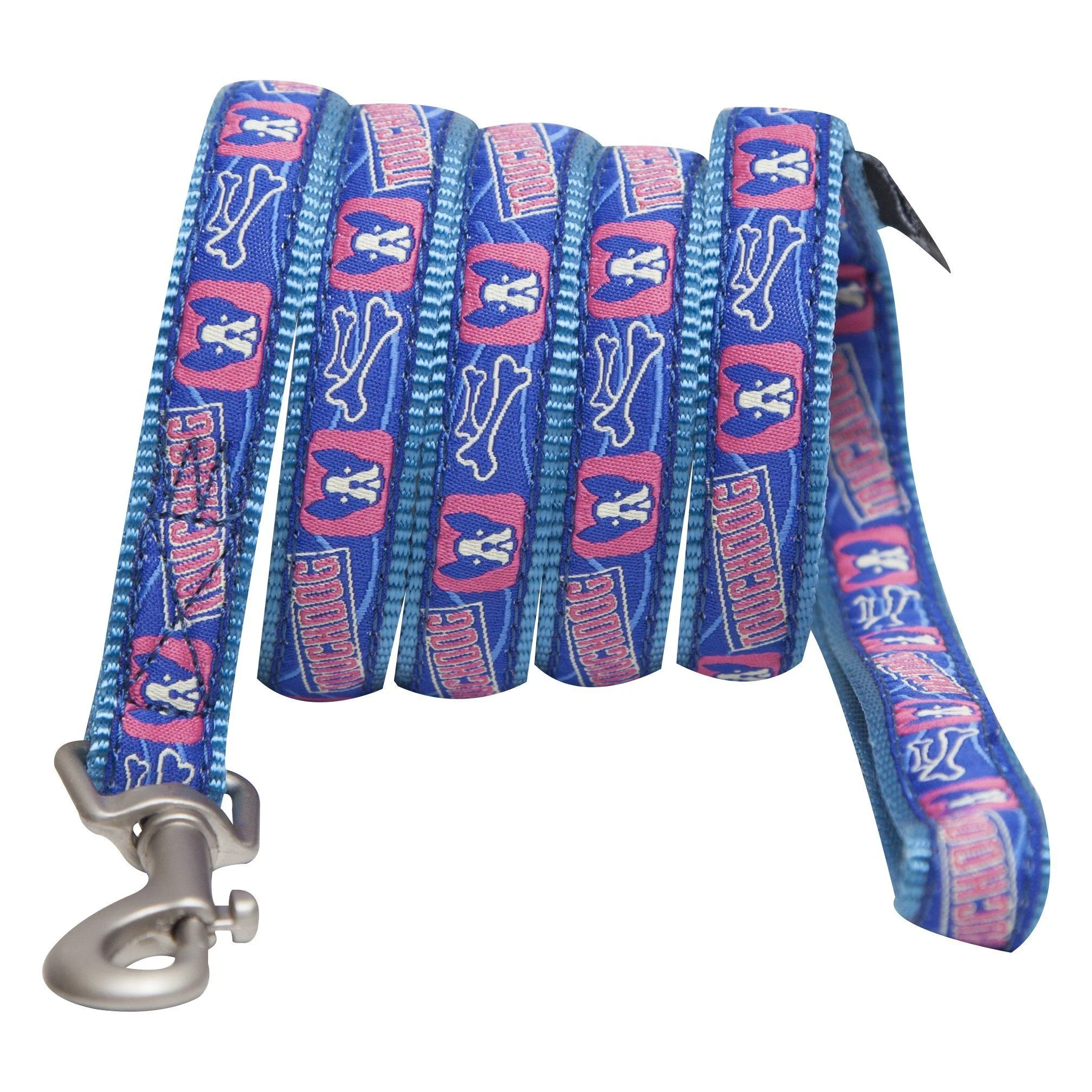 Touchdog 'Bone Patterned' Tough Stitched Embroidered Collar and Leash - Image 3