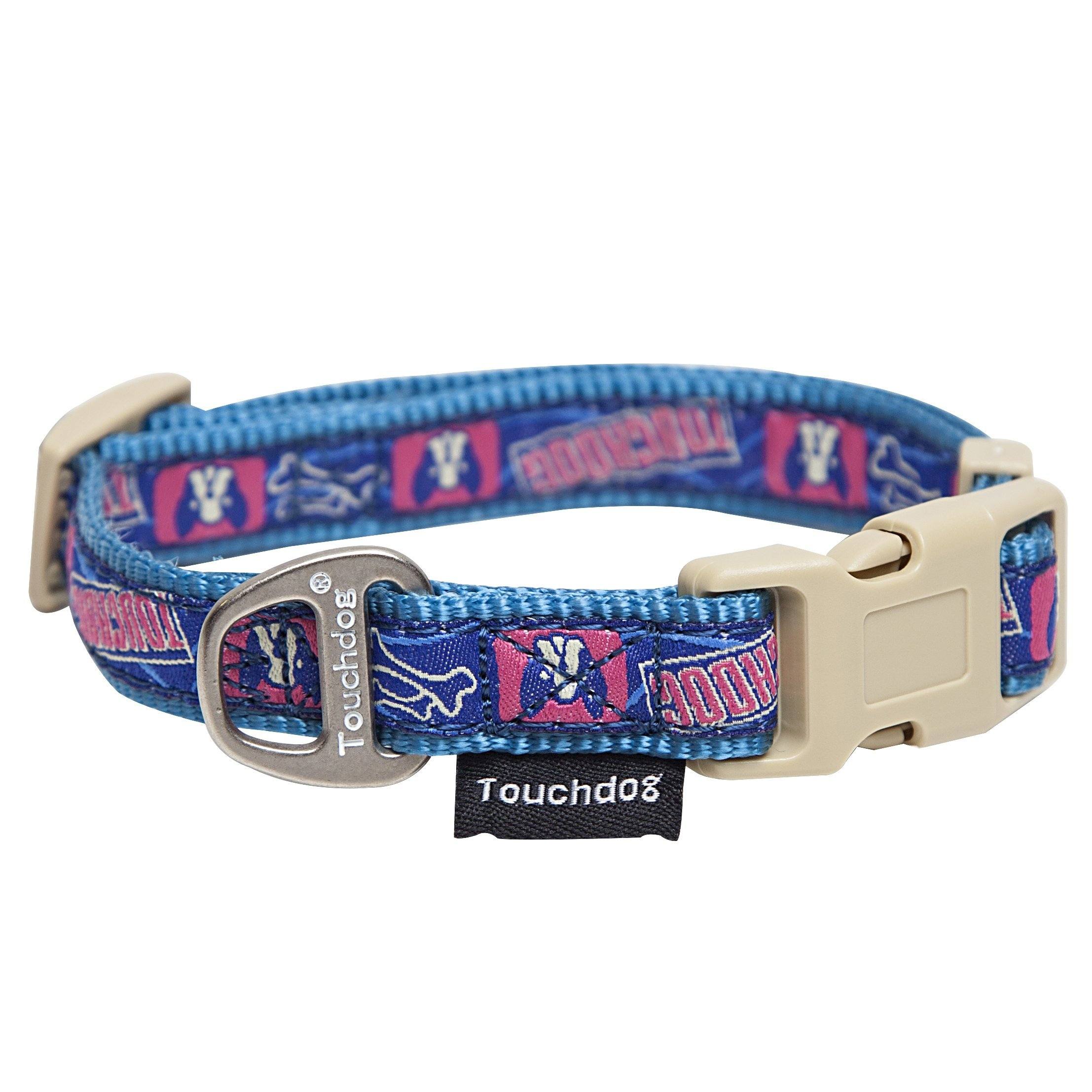 Touchdog 'Bone Patterned' Tough Stitched Embroidered Collar and Leash - Image 4