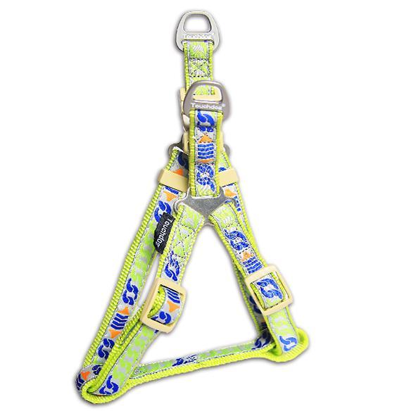 Touchdog 'Chain Printed' Tough Stitched Dog Harness and Leash - Image 2