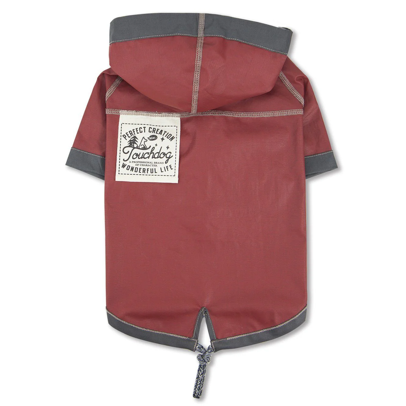 Touchdog 'Cloudburst' Reversible Fashion Waterproof Dog Raincoat - Image 14
