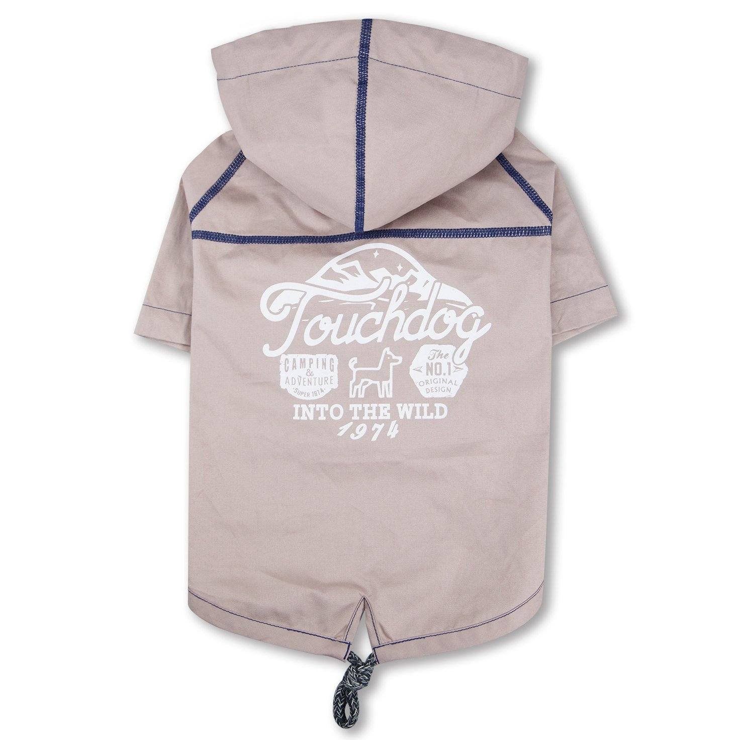 Touchdog 'Cloudburst' Reversible Fashion Waterproof Dog Raincoat - Image 3