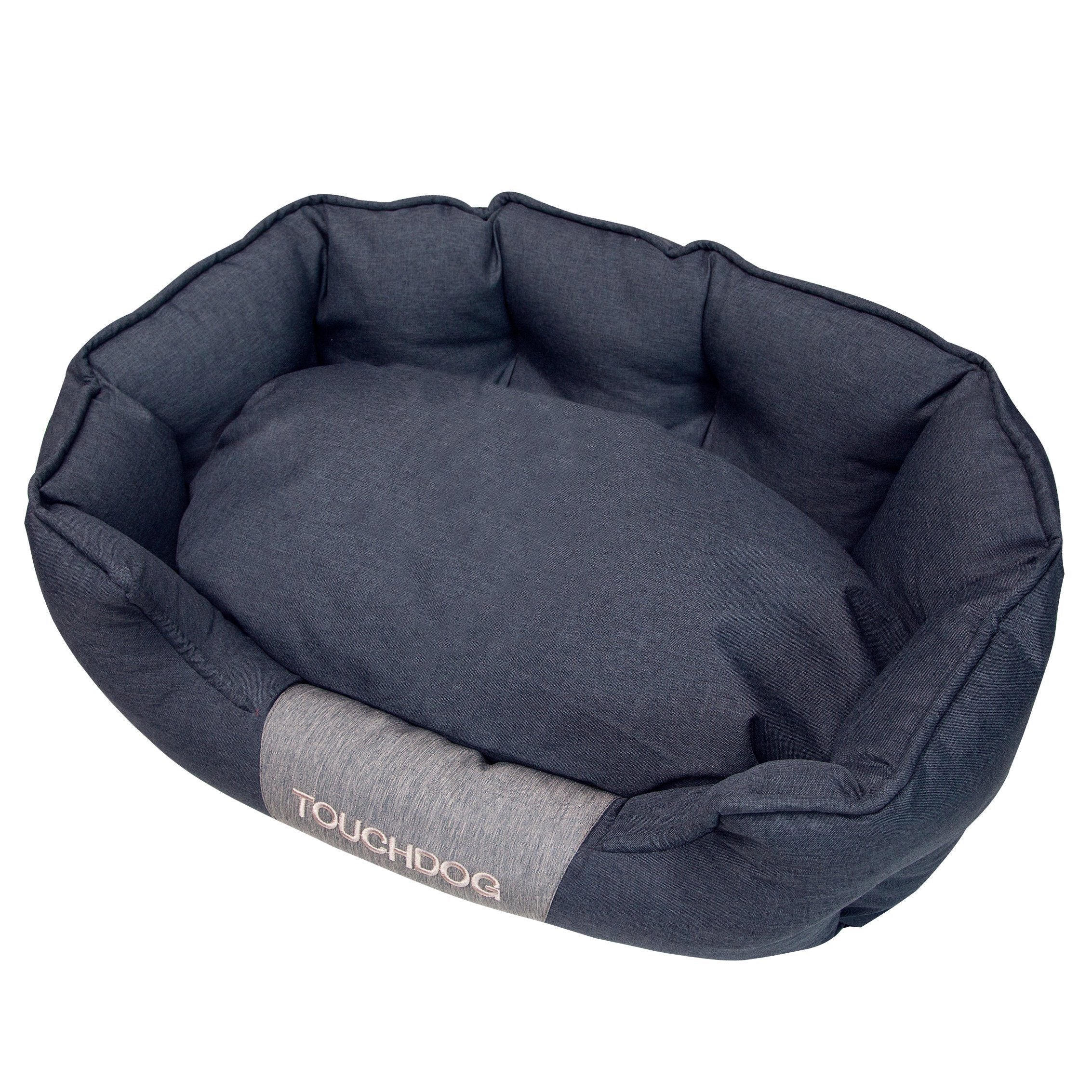 Touchdog 'Concept-Bark' Water-Resistant Premium Oval Dog Bed - Image 2