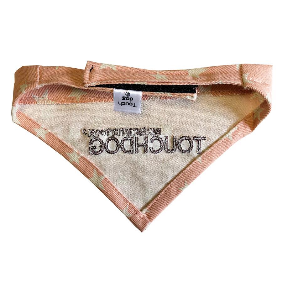 Touchdog Designer Hook-and-Loop Pet Bandana - Pink - Image 2