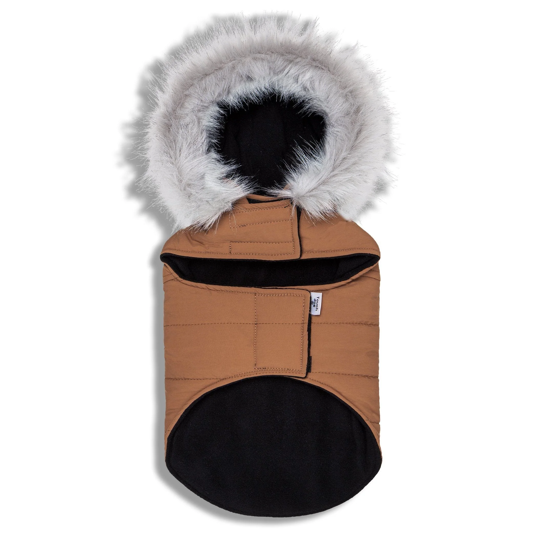 Touchdog 'Eskimo-Swag' Duck-Down Insulated Winter Dog Coat Parka - Image 11