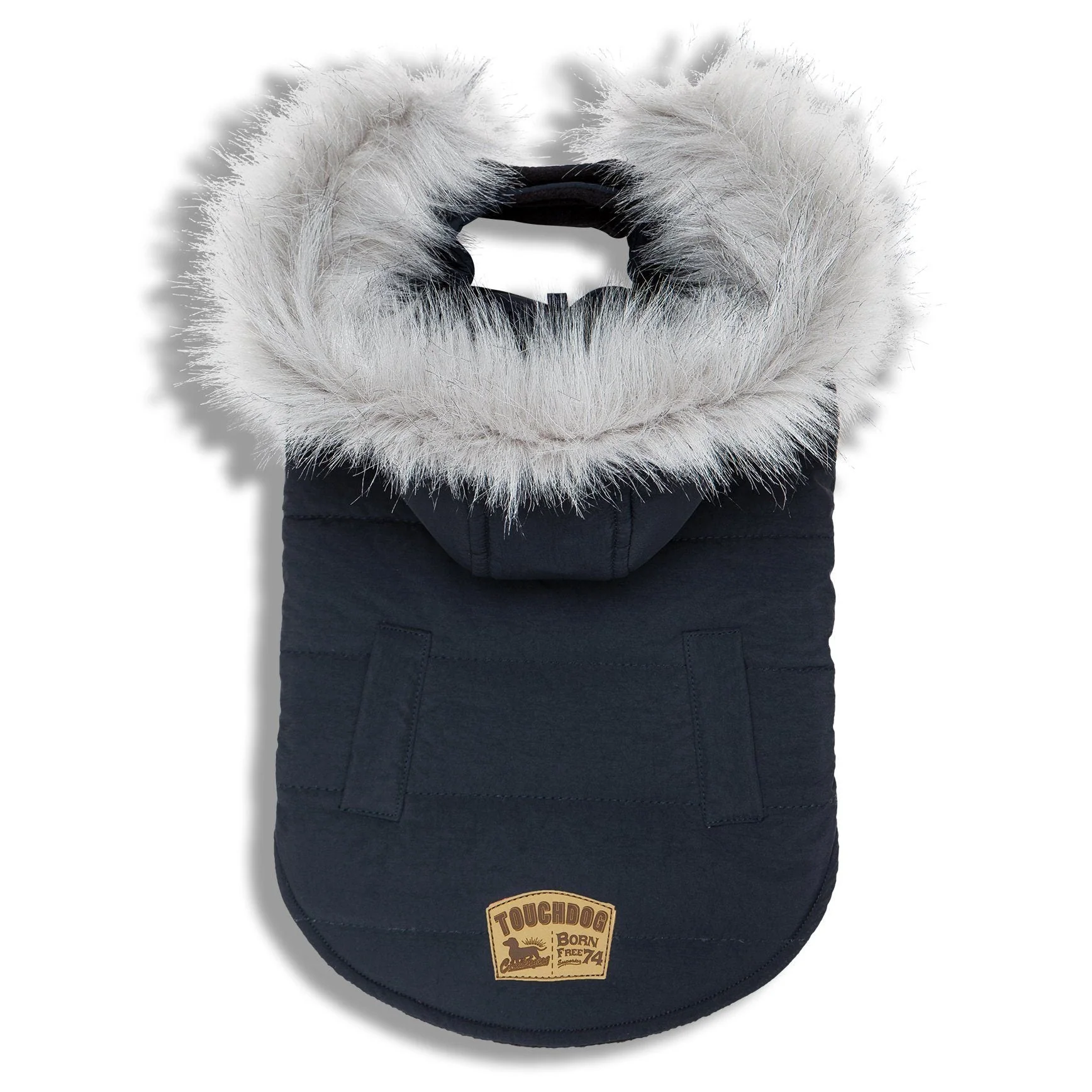 Touchdog 'Eskimo-Swag' Duck-Down Insulated Winter Dog Coat Parka - Image 12