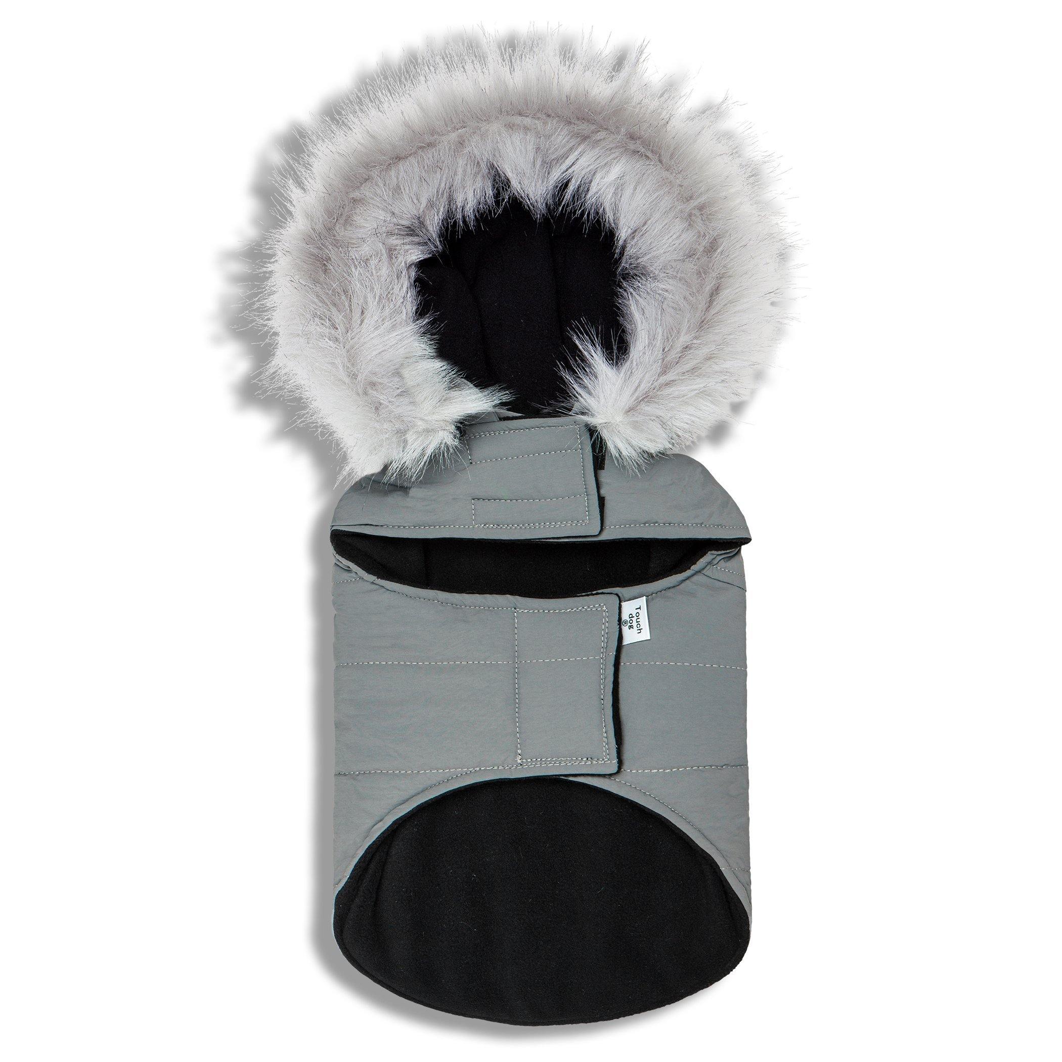 Touchdog 'Eskimo-Swag' Duck-Down Insulated Winter Dog Coat Parka - Image 8