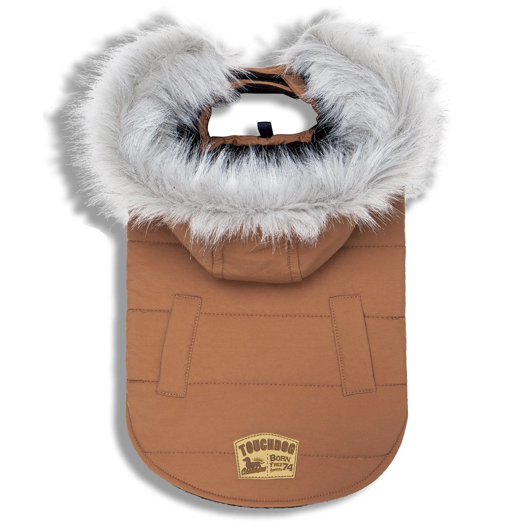 Touchdog 'Eskimo-Swag' Duck-Down Insulated Winter Dog Coat Parka - Image 9