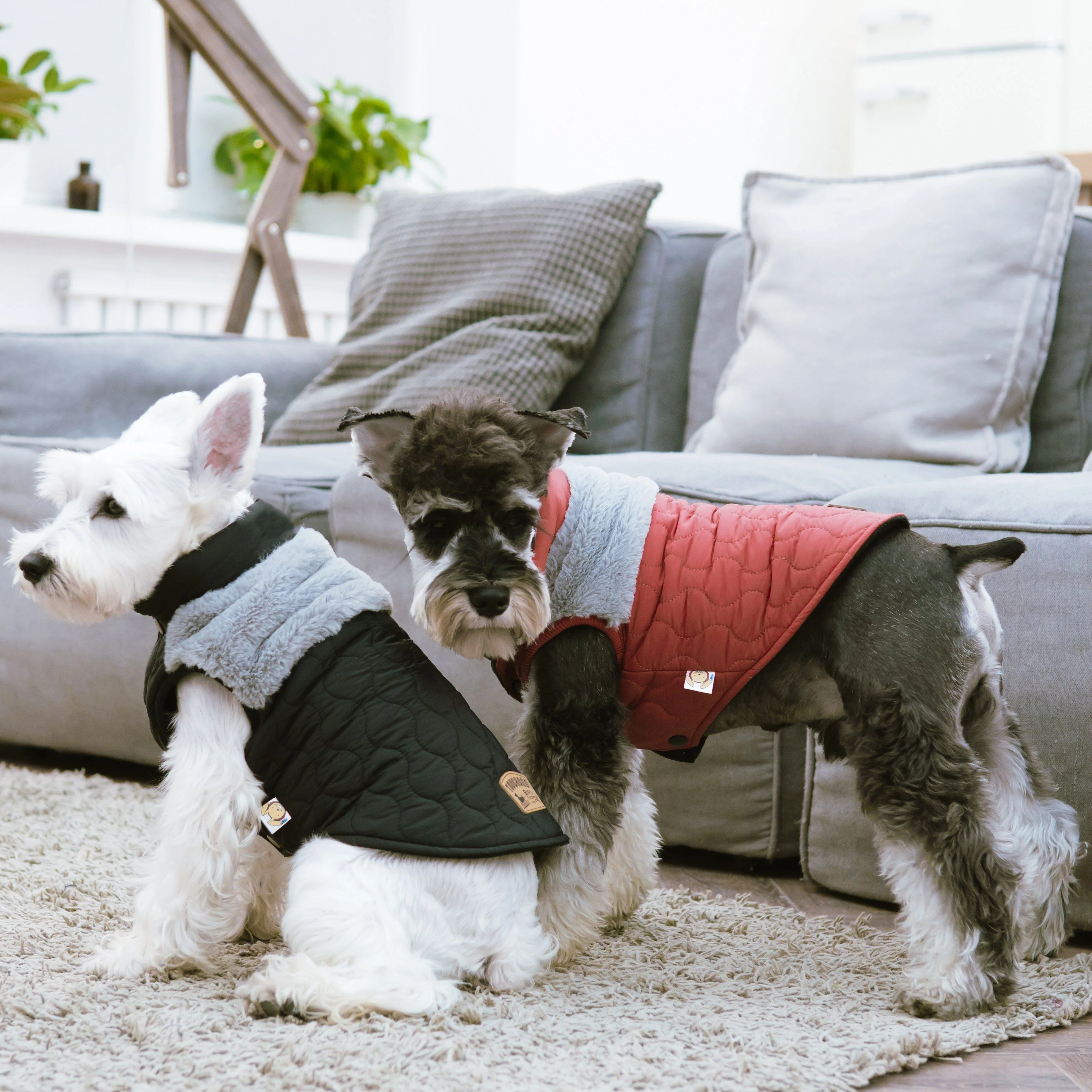Touchdog 'Furrost-Bite' Fur and Fleece Designer Fashion Dog Jacket - Image 3