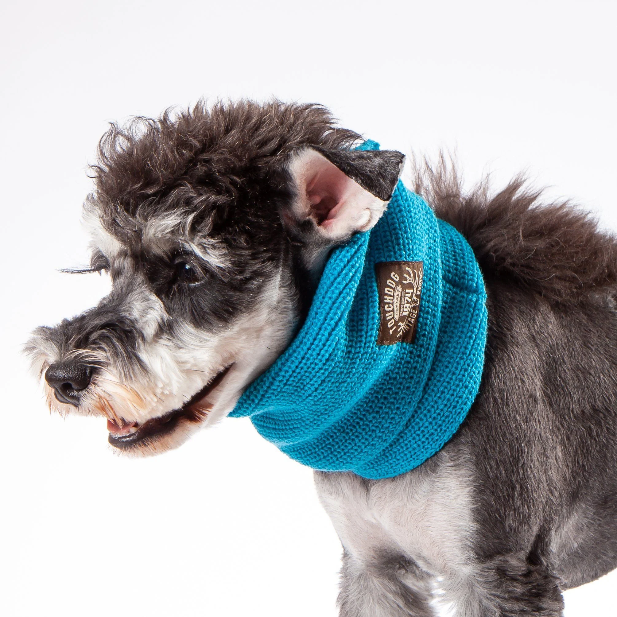 Touchdog Heavy Knitted Designer Fashion Winter Dog Scarf - Image 2