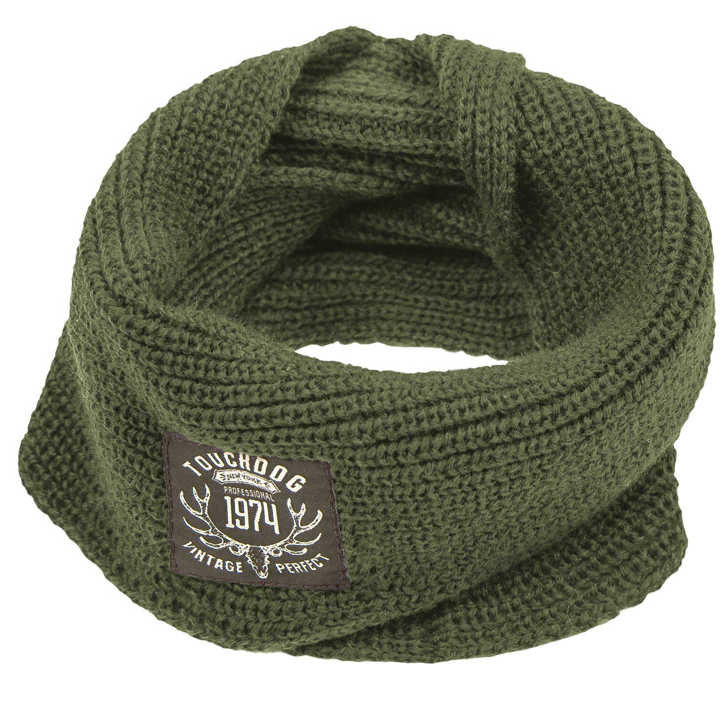 Touchdog Heavy Knitted Designer Fashion Winter Dog Scarf - Image 3