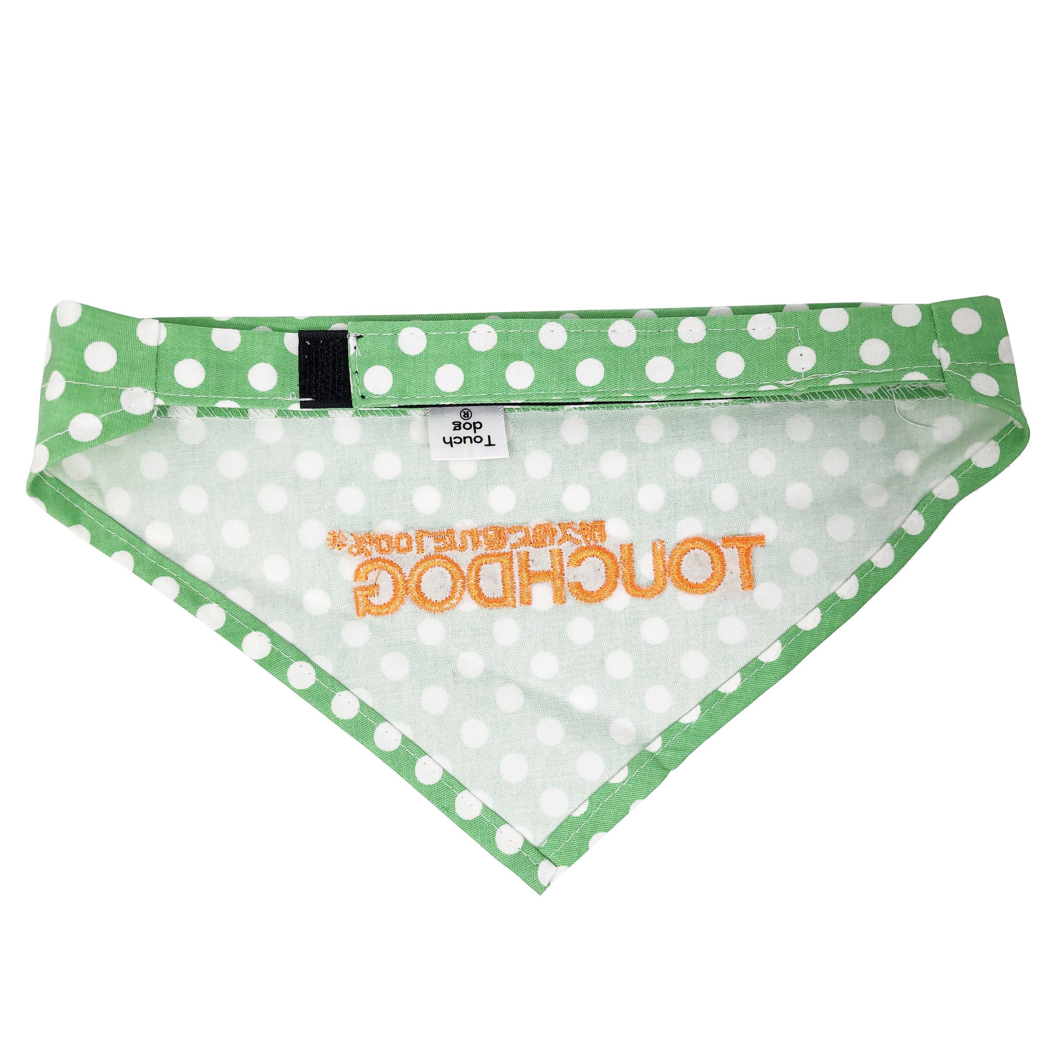 Touchdog Polka-dot Patterned Hook-and-Loop Fashion Dog Bandana - Image 14