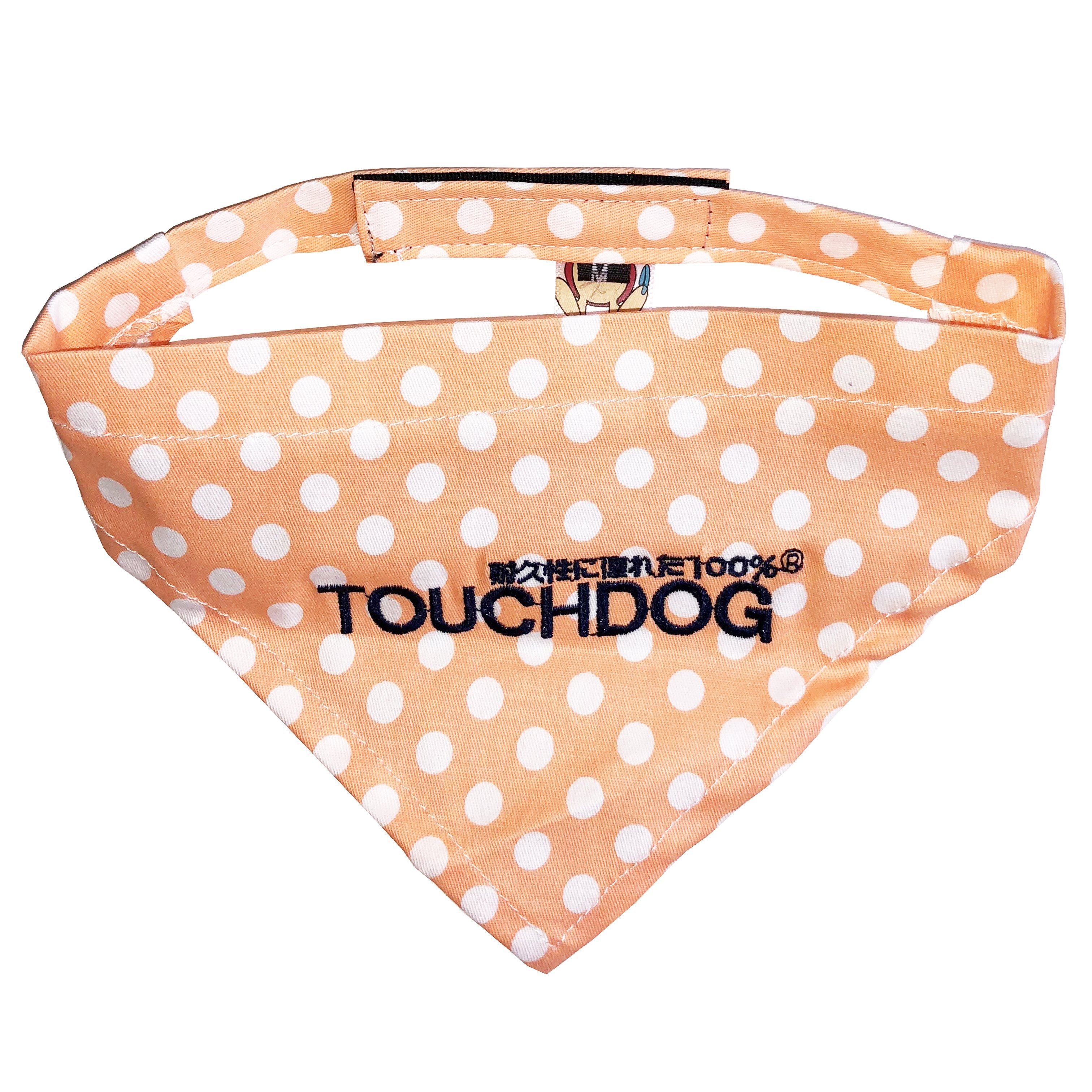 Touchdog Polka-dot Patterned Hook-and-Loop Fashion Dog Bandana - Image 8