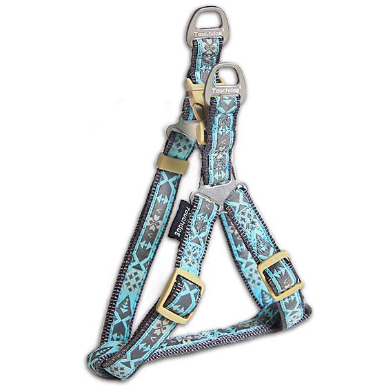 Touchdog 'Shape Patterned' Tough Stitched Dog Harness and Leash - Image 2