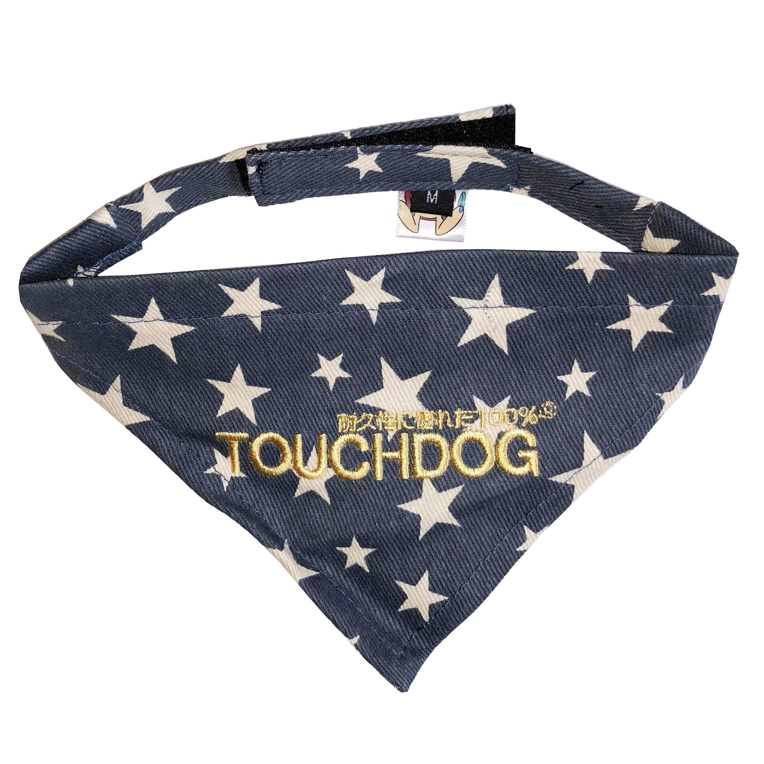 Touchdog Star Patterned Hook-and-Loop Fashion Dog Bandana - Image 4