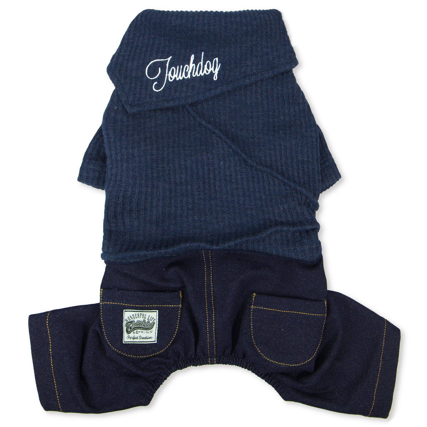 Touchdog Vogue Neck-Wrap Full Body Fashion Dog Sweater Outfit - Image 10