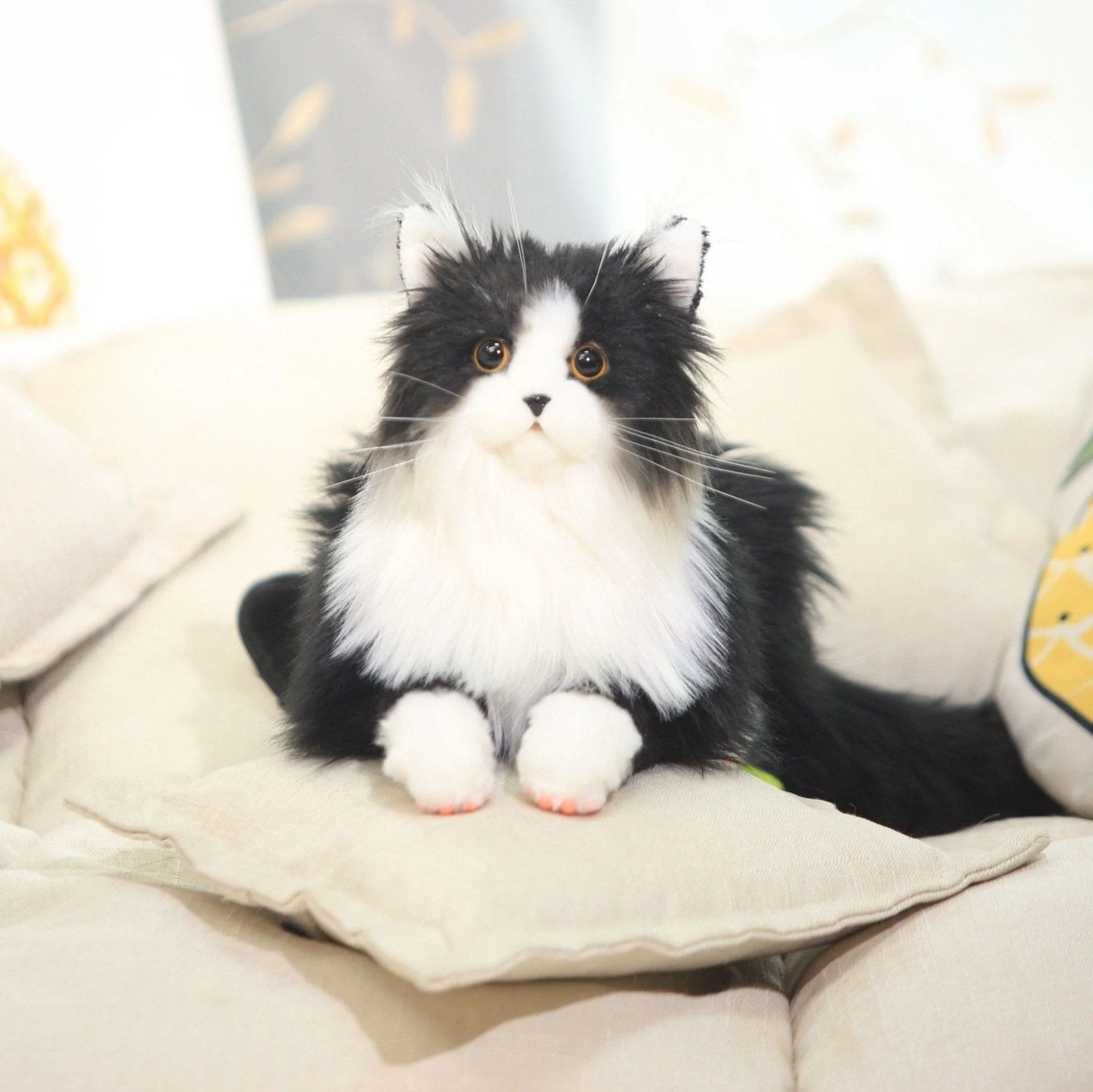 Tuxedo Weighted Plush – Realistic Companion Cat for Adults - Image 4