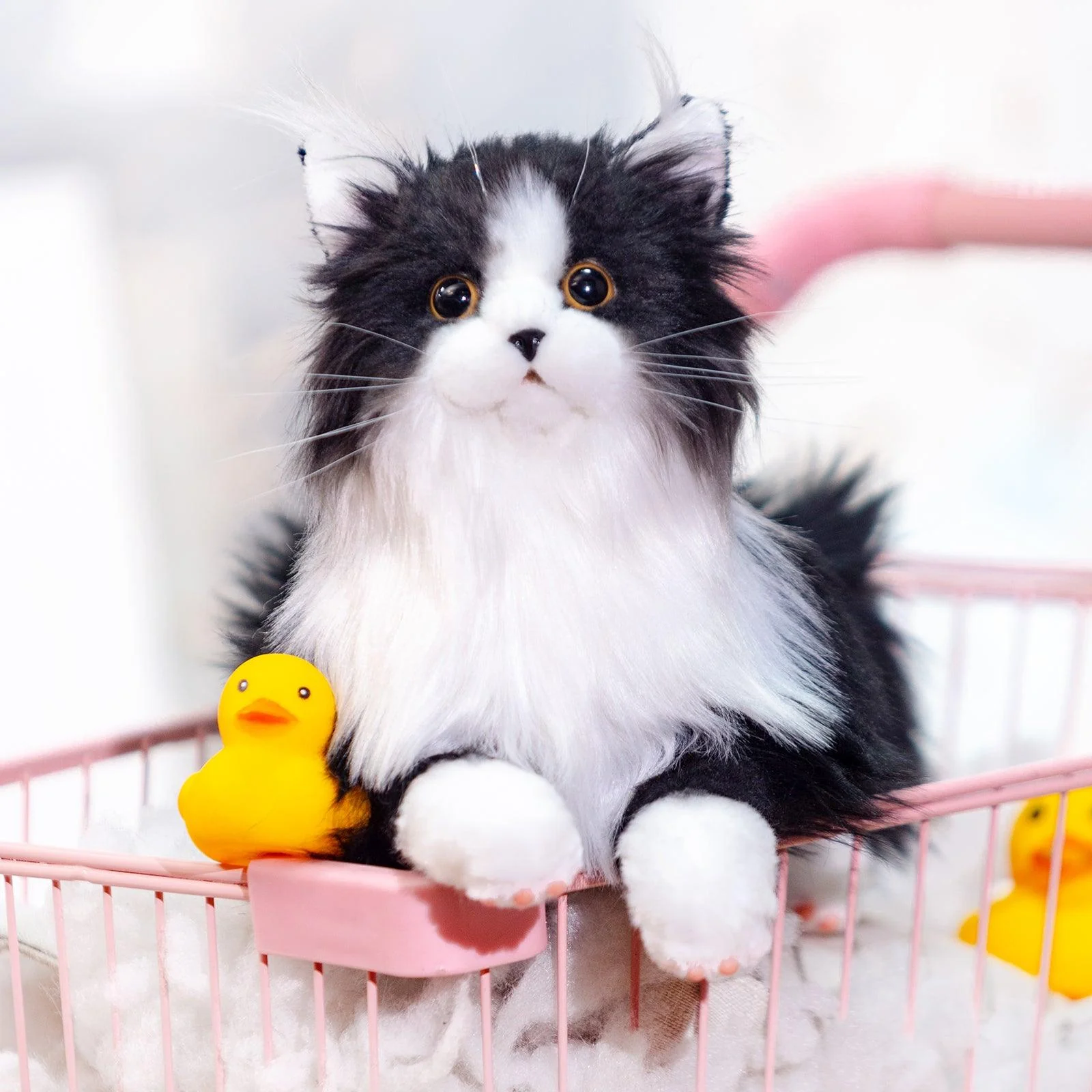 Tuxedo Weighted Plush – Realistic Companion Cat for Adults - Image 7