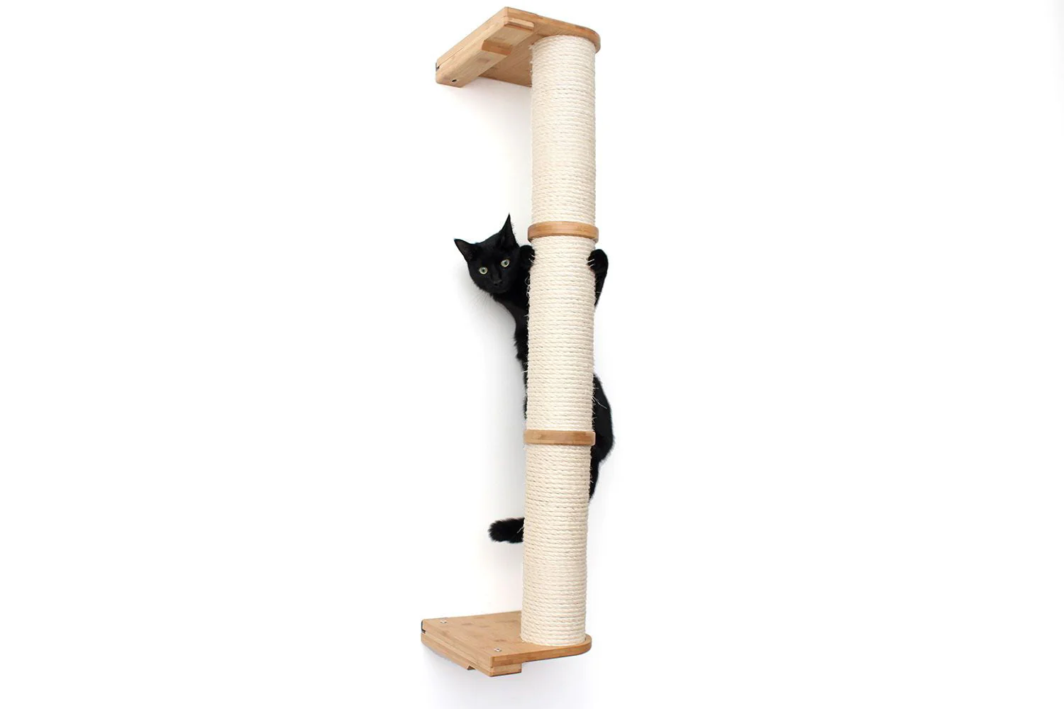 Wall Mounted Cat Climbing Pole - Sisal - Image 15