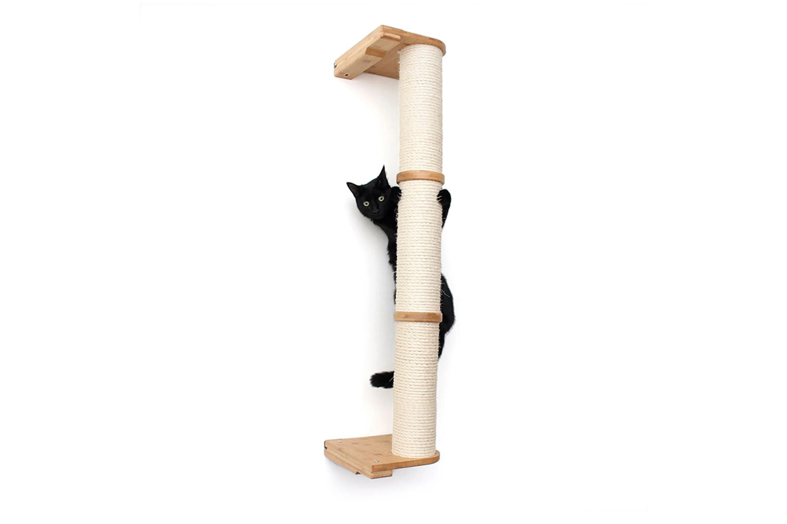Wall Mounted Cat Climbing Pole - Sisal - Image 25