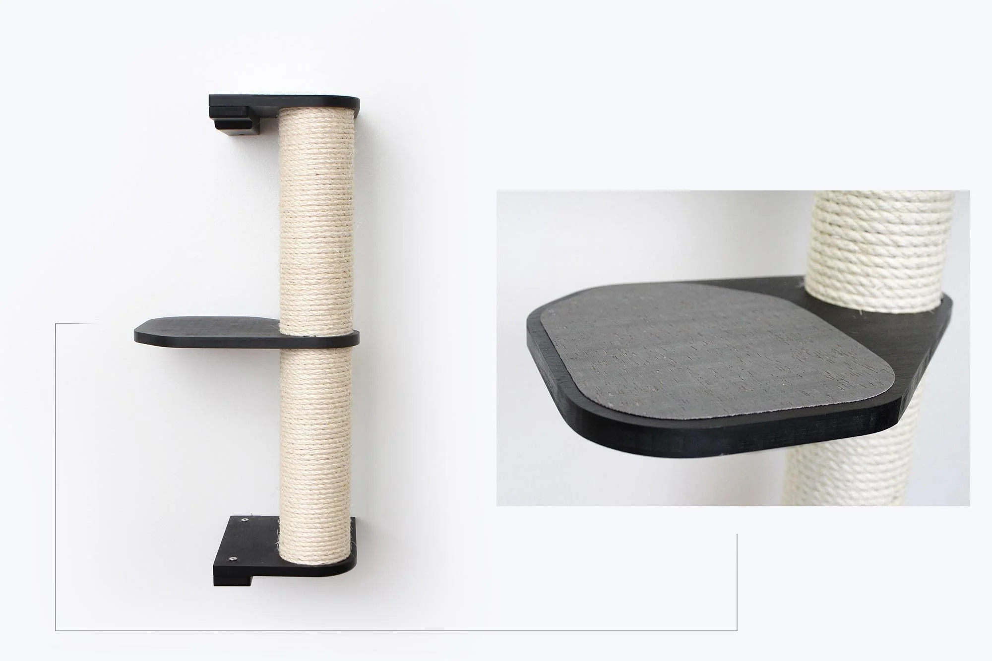 Wall Mounted Cat Climbing Pole - Sisal - Image 37