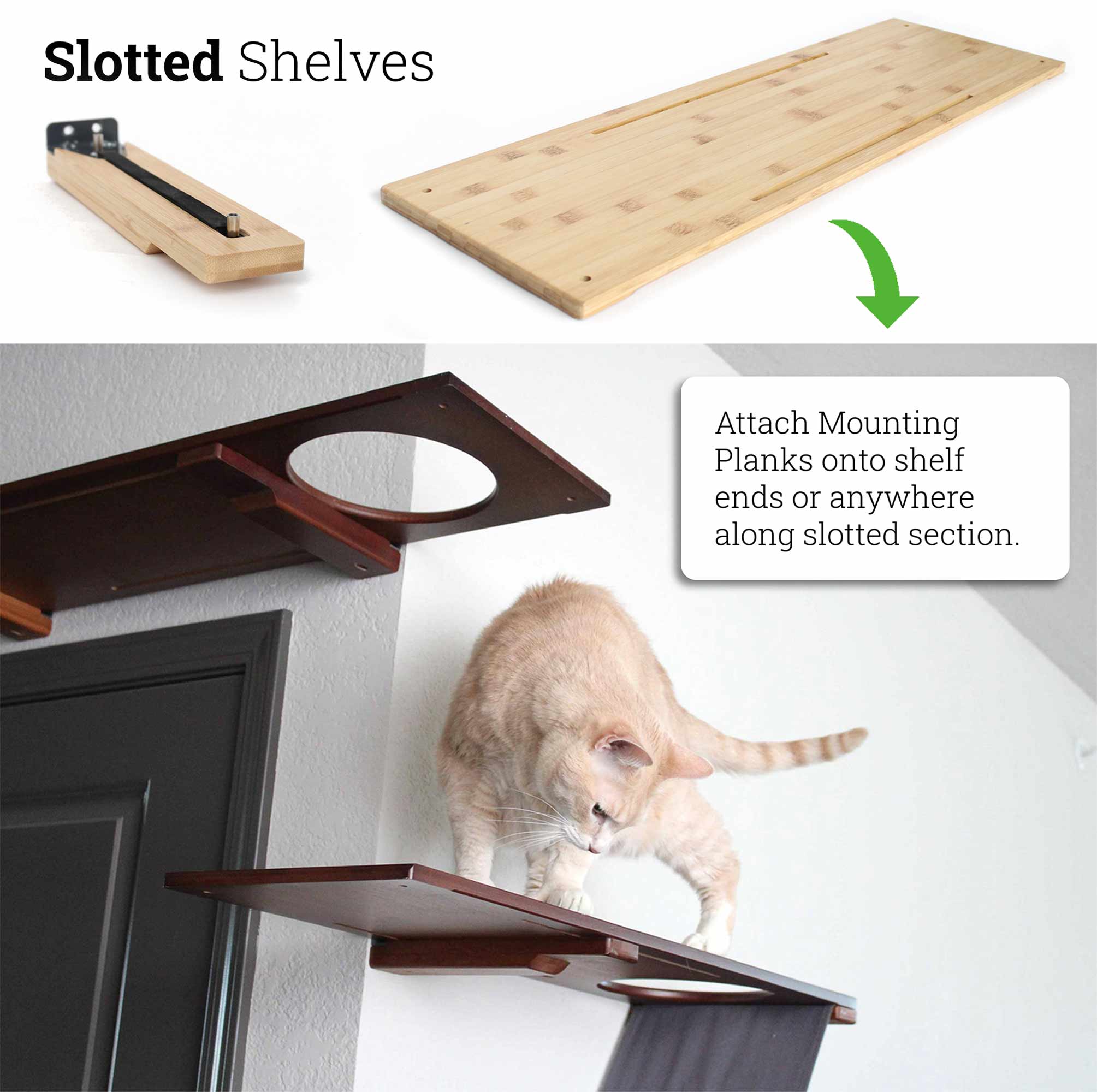 Wall Mounted Cat Shelf - Image 8