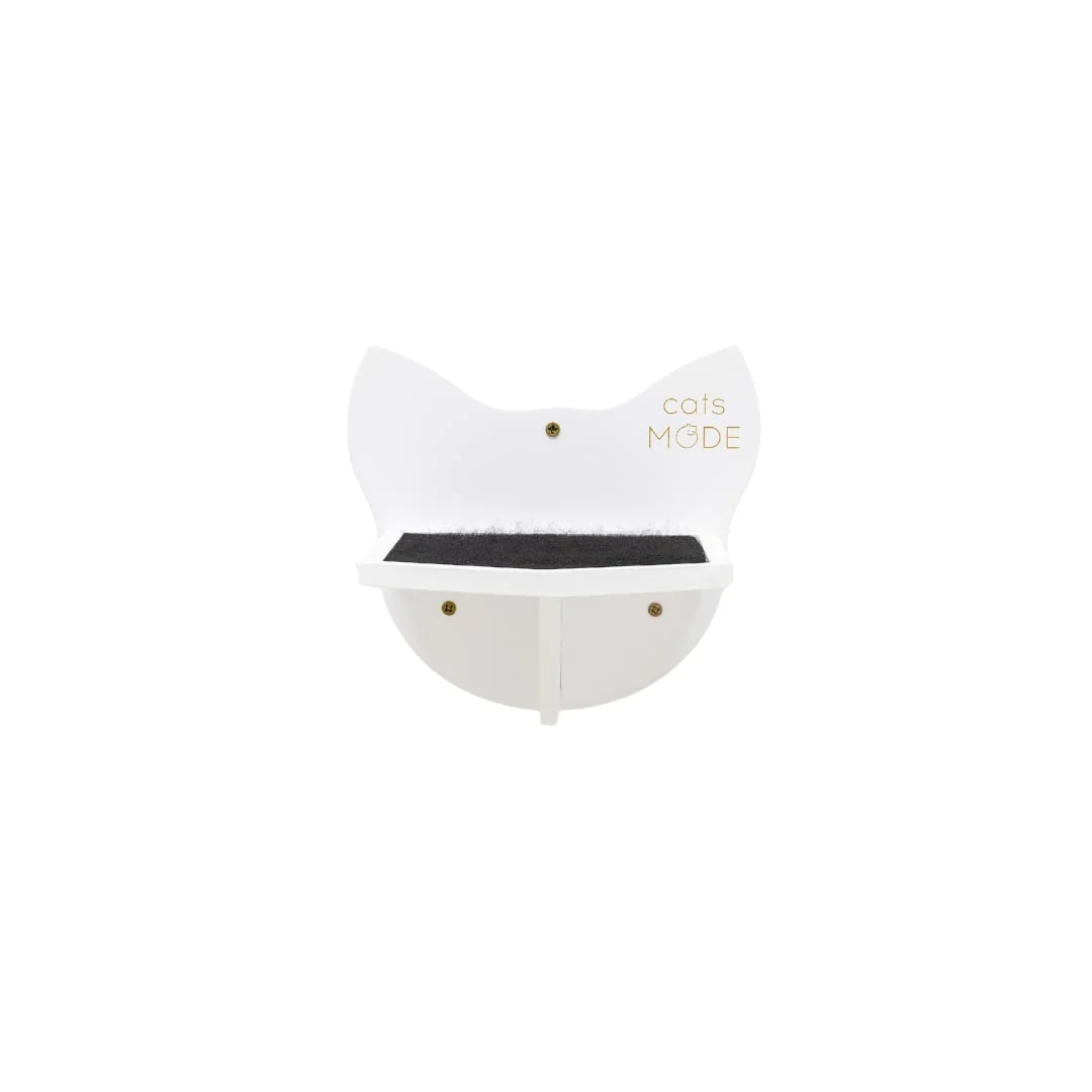 Wooden Cat Step - White - Image 2