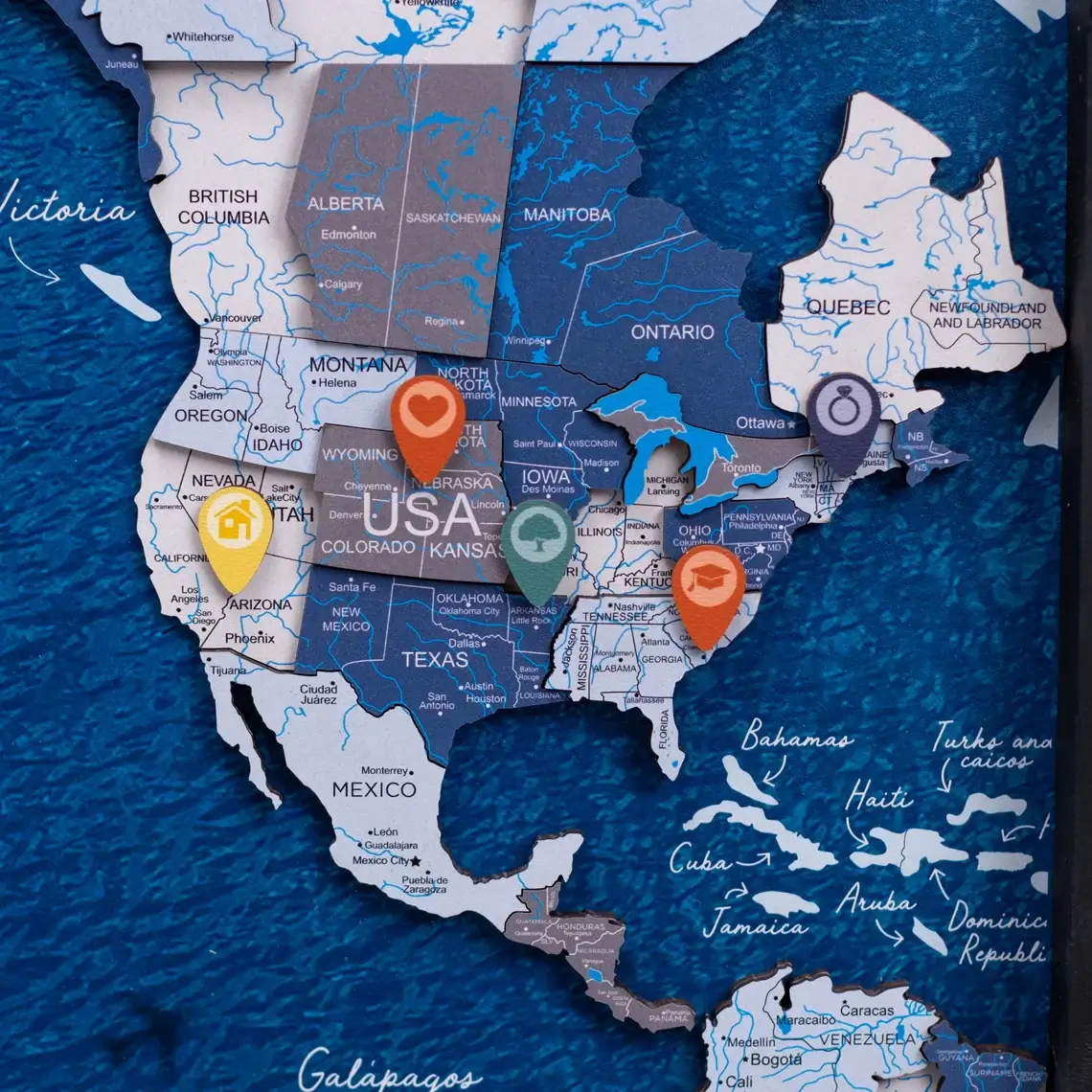 Wooden Location Pins - Image 10
