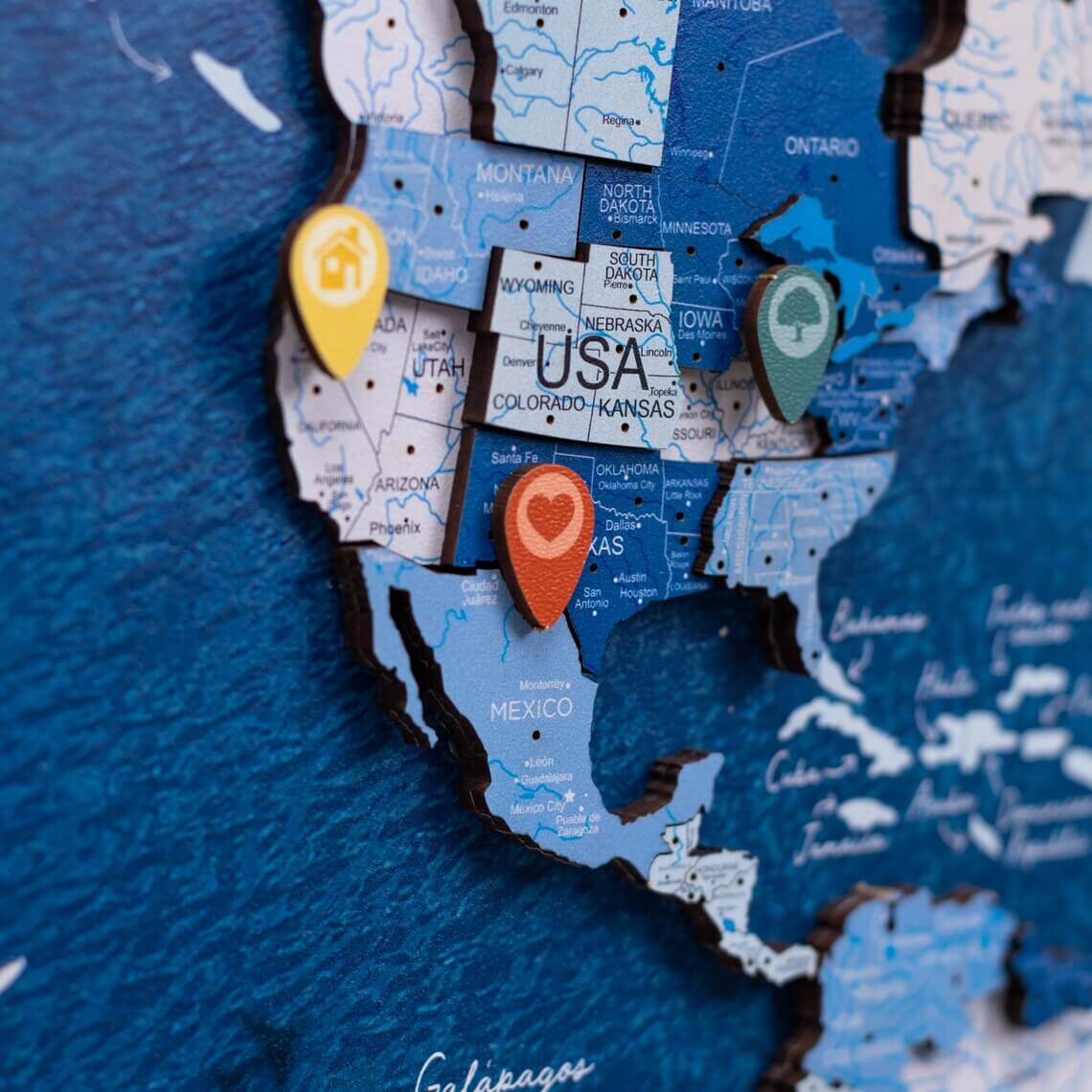 Wooden Location Pins - Image 2